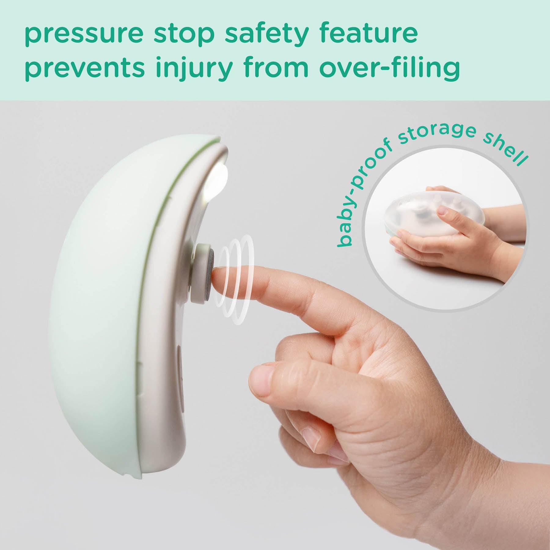Electric Nail Trimmer For Safely Trimming Baby Nails