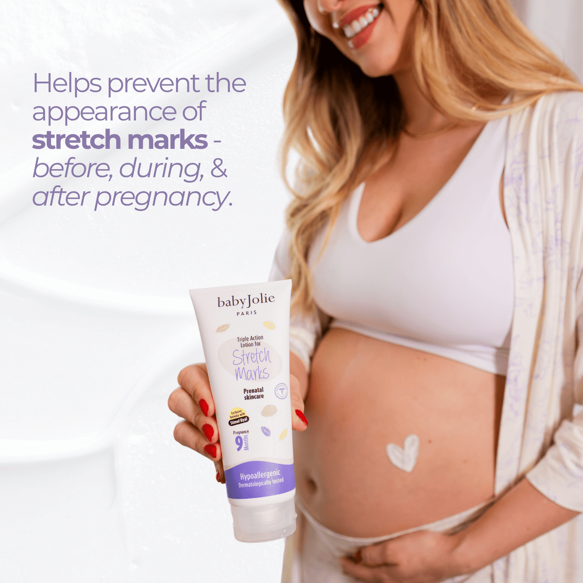 Stretch Marks Cream | Triple Action For Pregnancy
