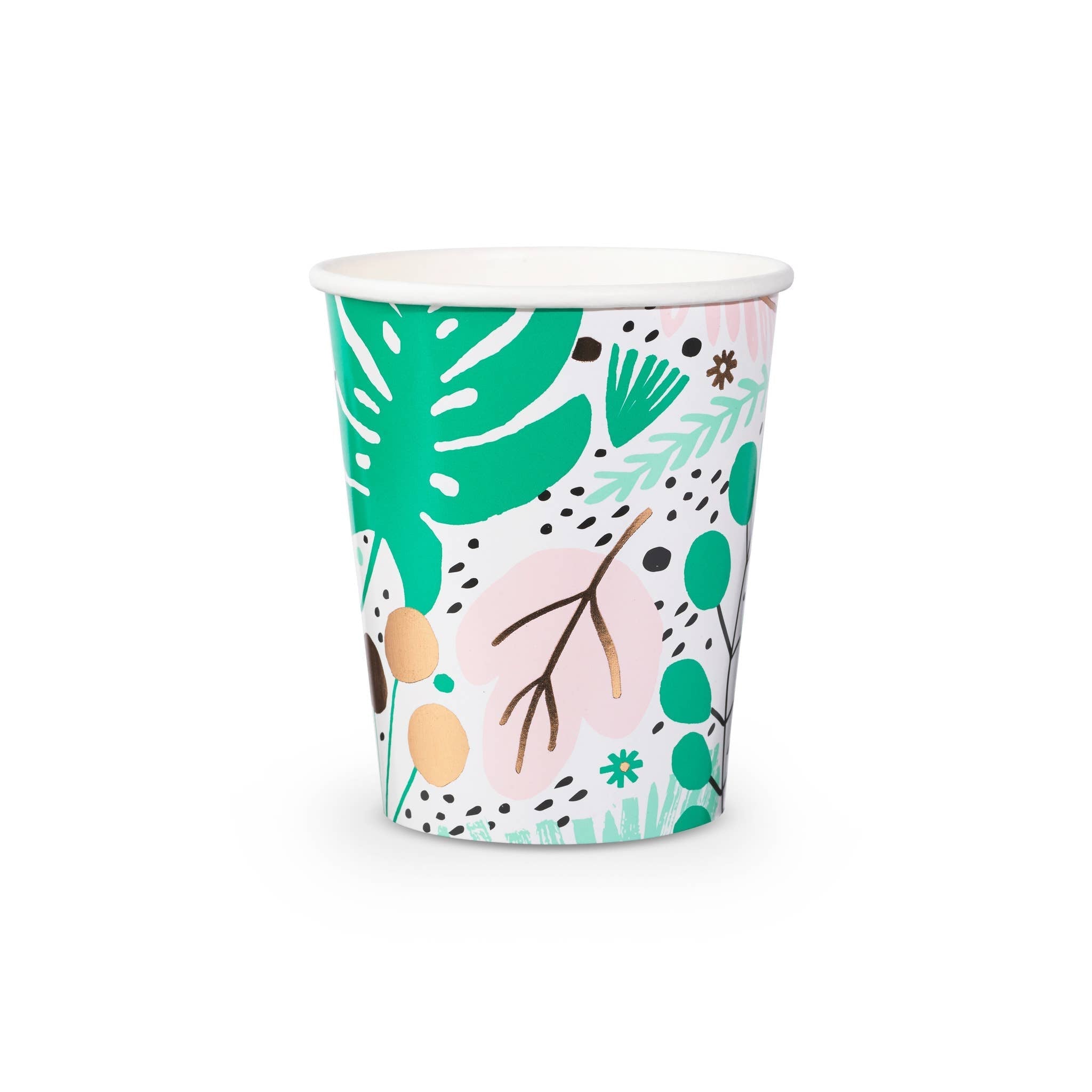 Tropical Palm Paper Cups