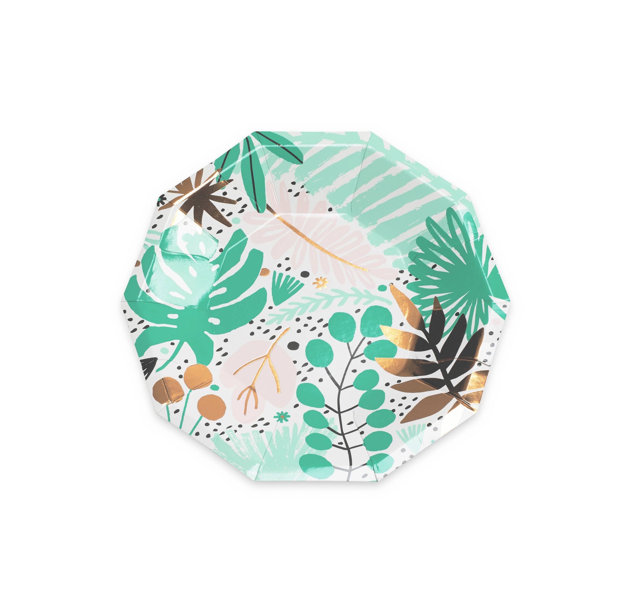 Tropical Palm Paper Plates