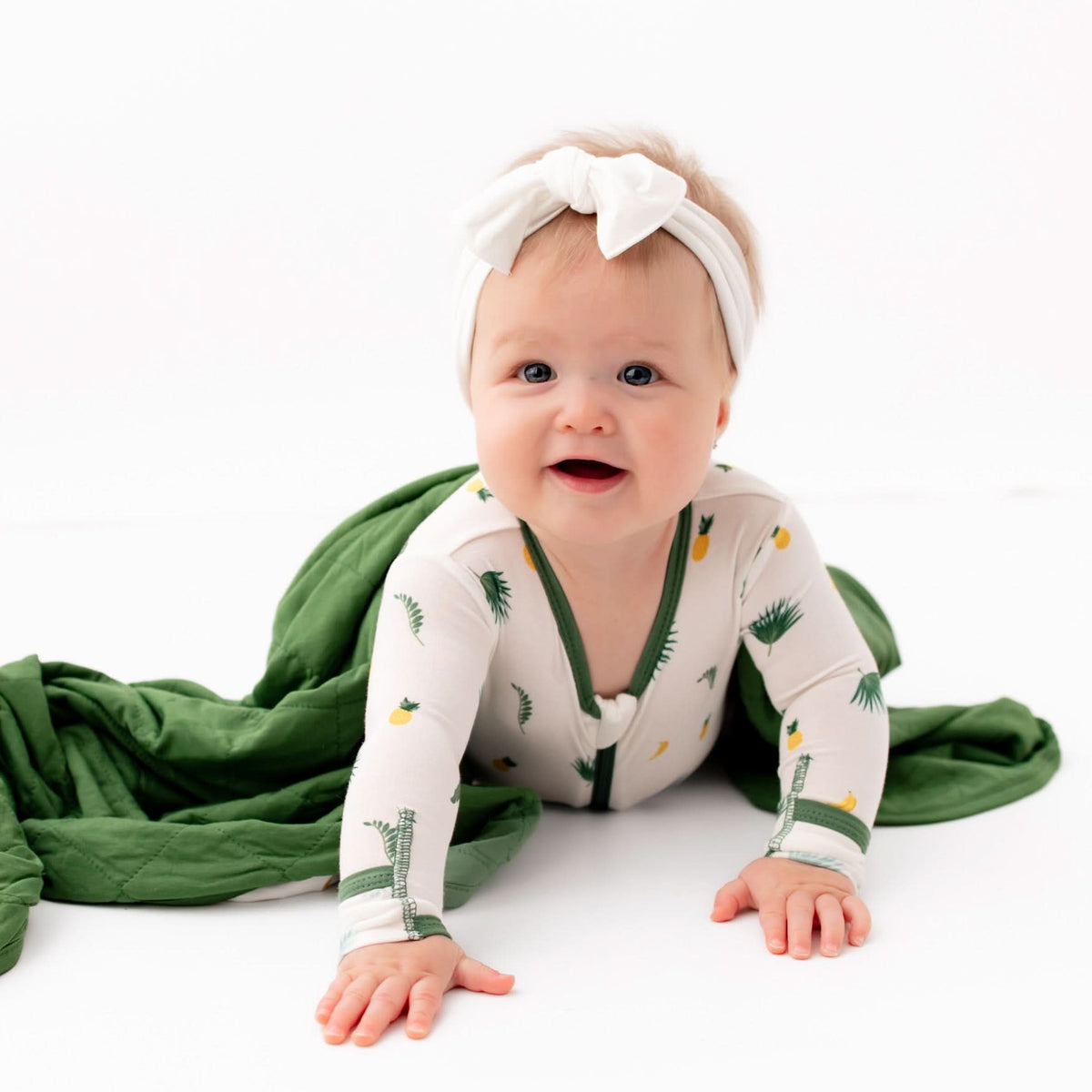 Tropical Palms Baby Blanket