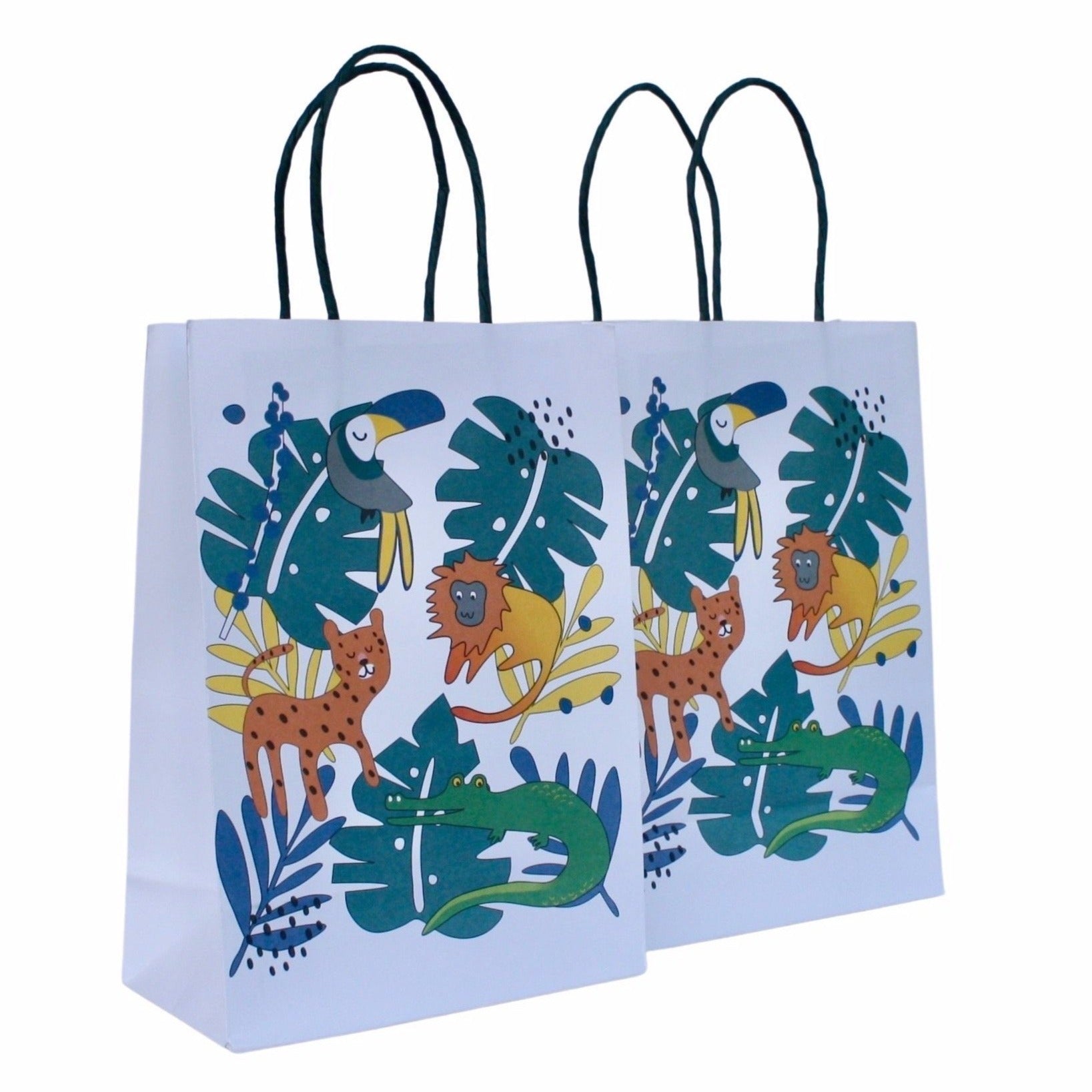 Tropical Animals Party Bags (set Of 8)