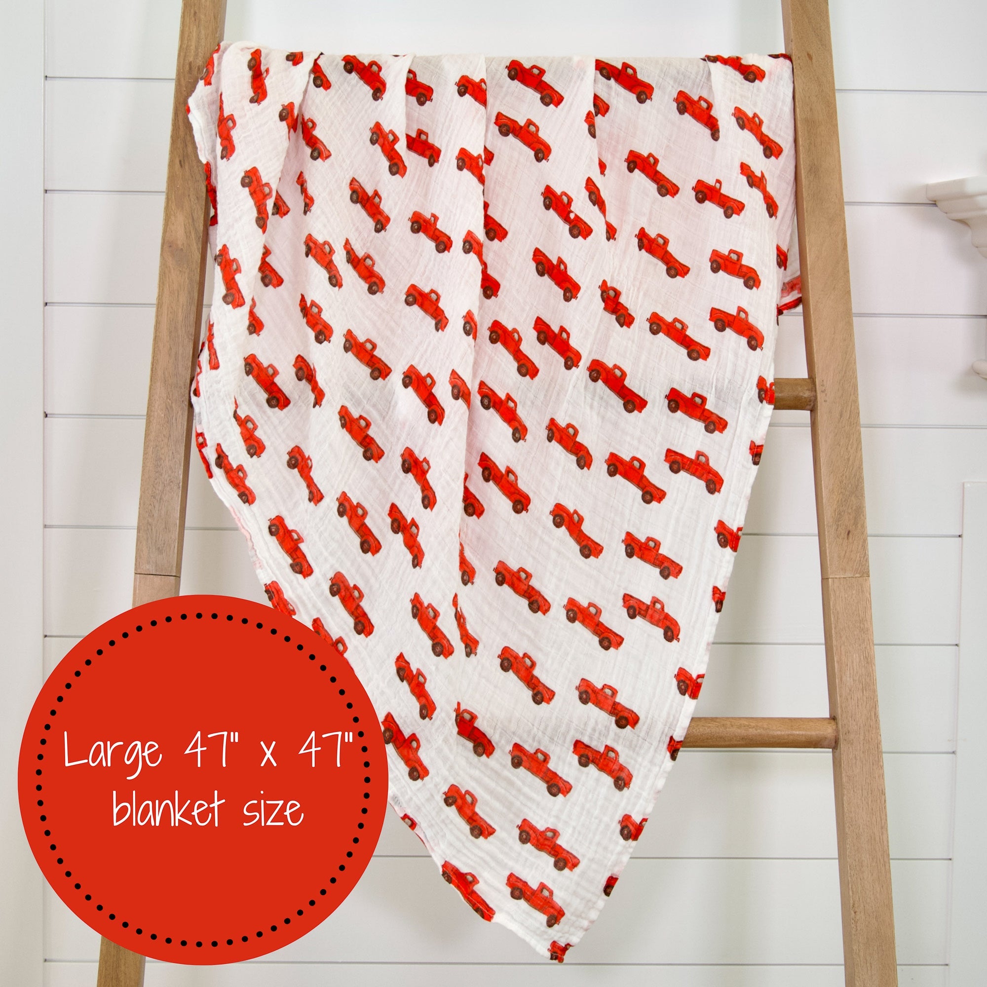 Truckin' On Swaddle Blanket