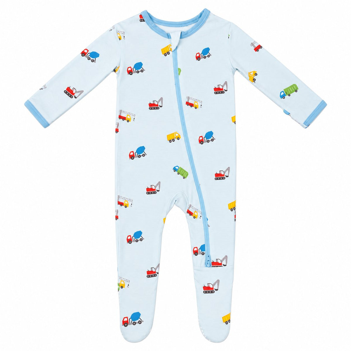 Trucks Zippered Footie
