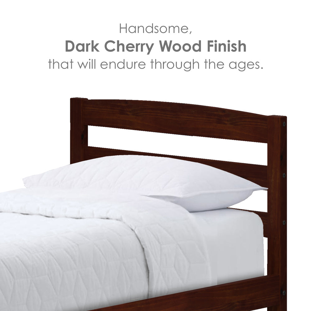 P'kolino Twin Bed with Trundle - Cherry