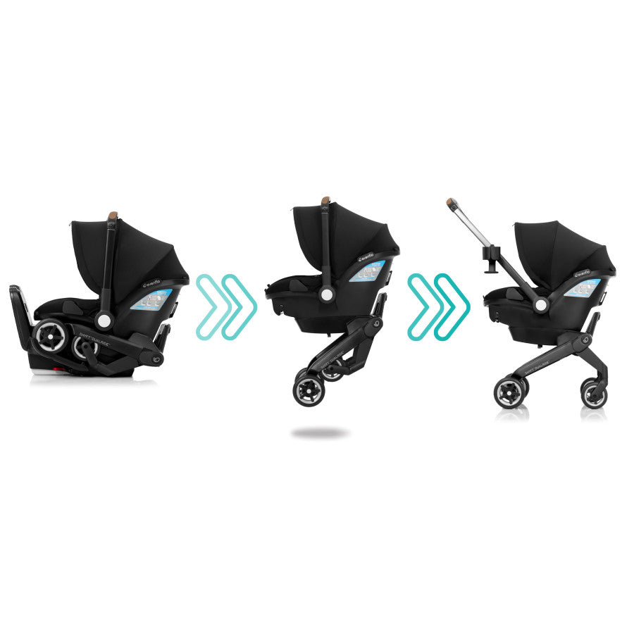 Shyft Dualride Infant Car Seat Stroller Combo With Carryall Storage