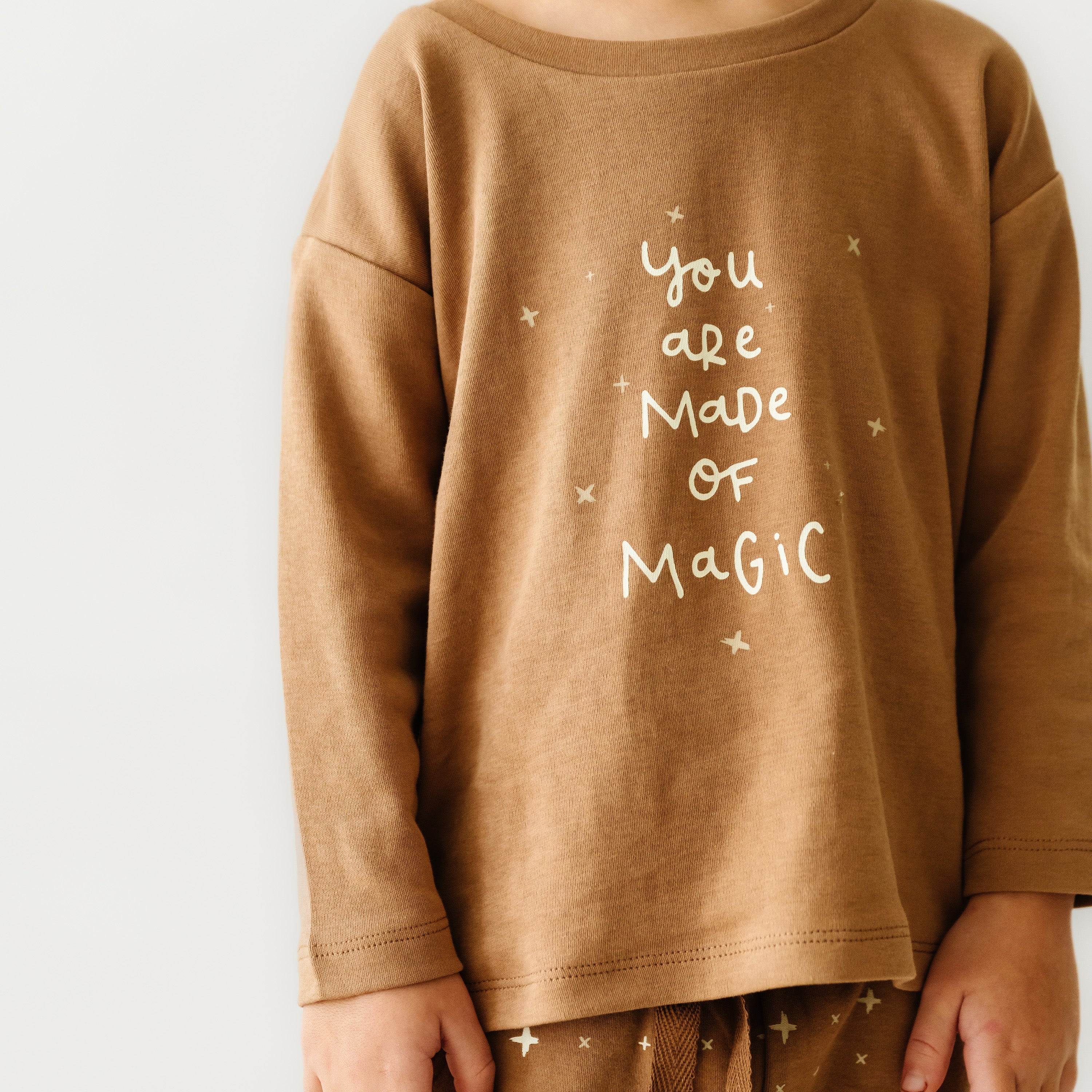 Organic Long Sleeve Tee & Pant Set - Magic