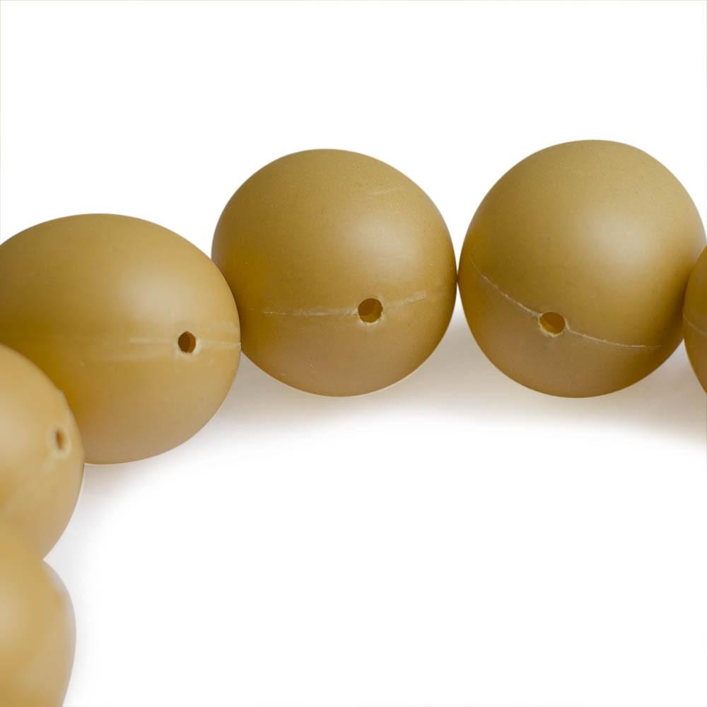 Set Of 12 Brown Hollow Plastic Dummy Fake Nest Eggs 2.25 Inches