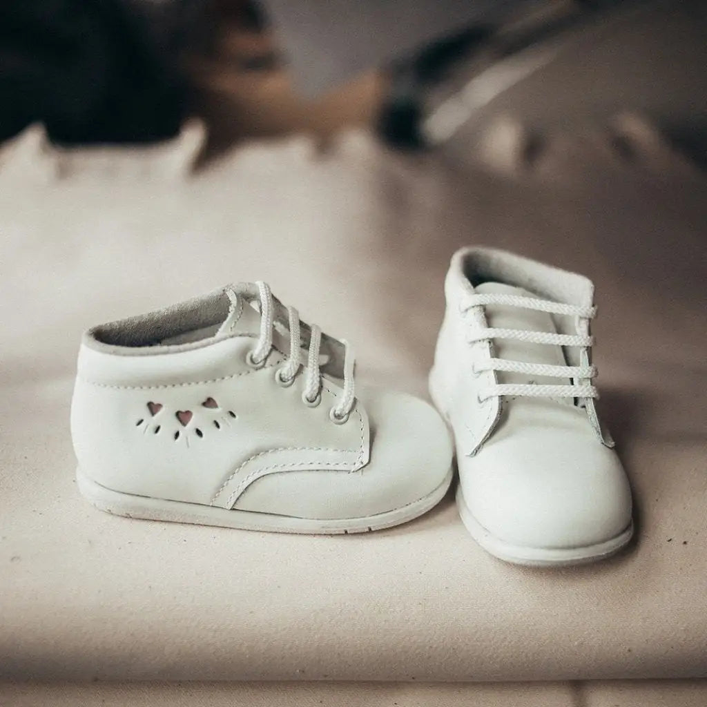 Tulip First Walker - White/pink