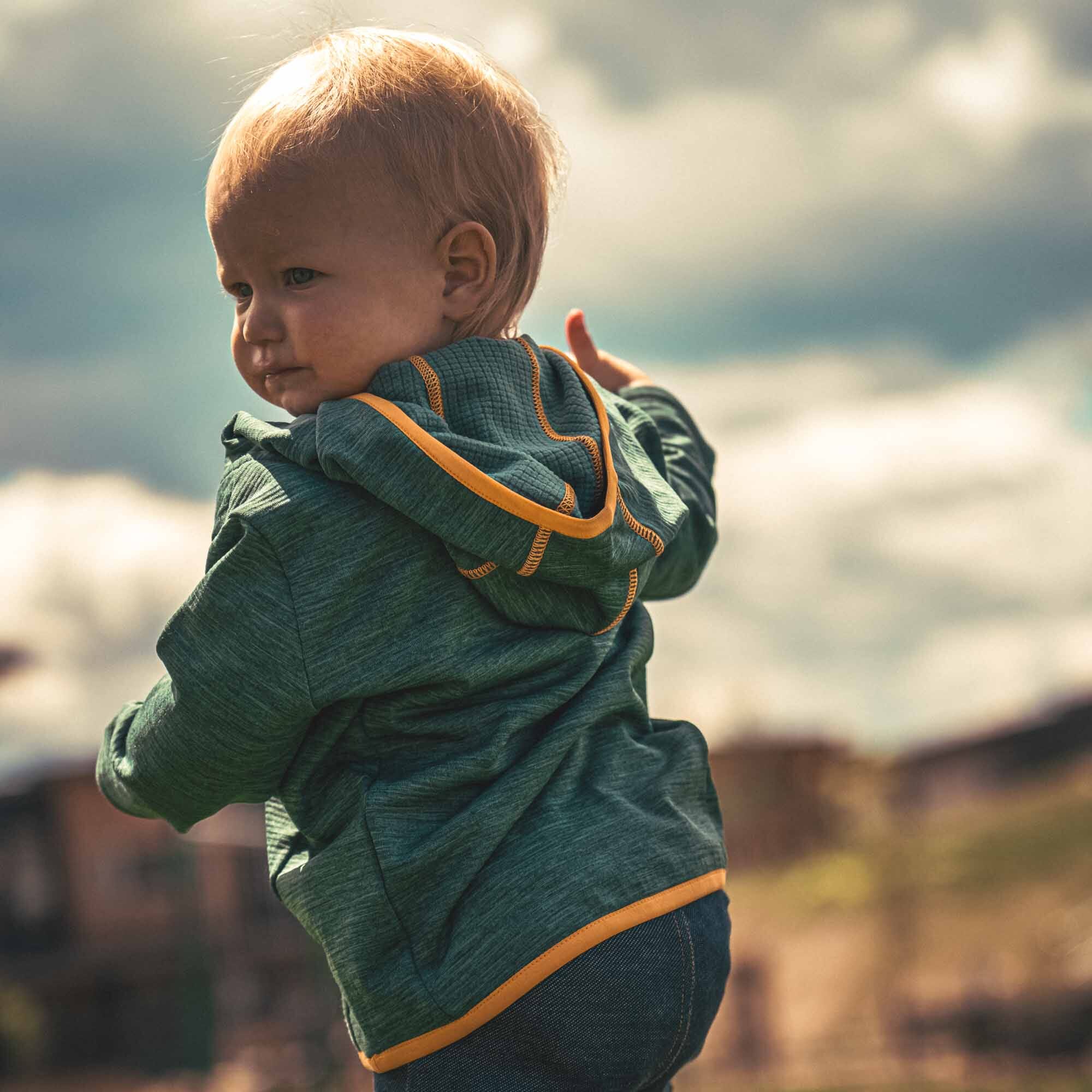 Tumbler - Baby Grid Fleece Hoodie