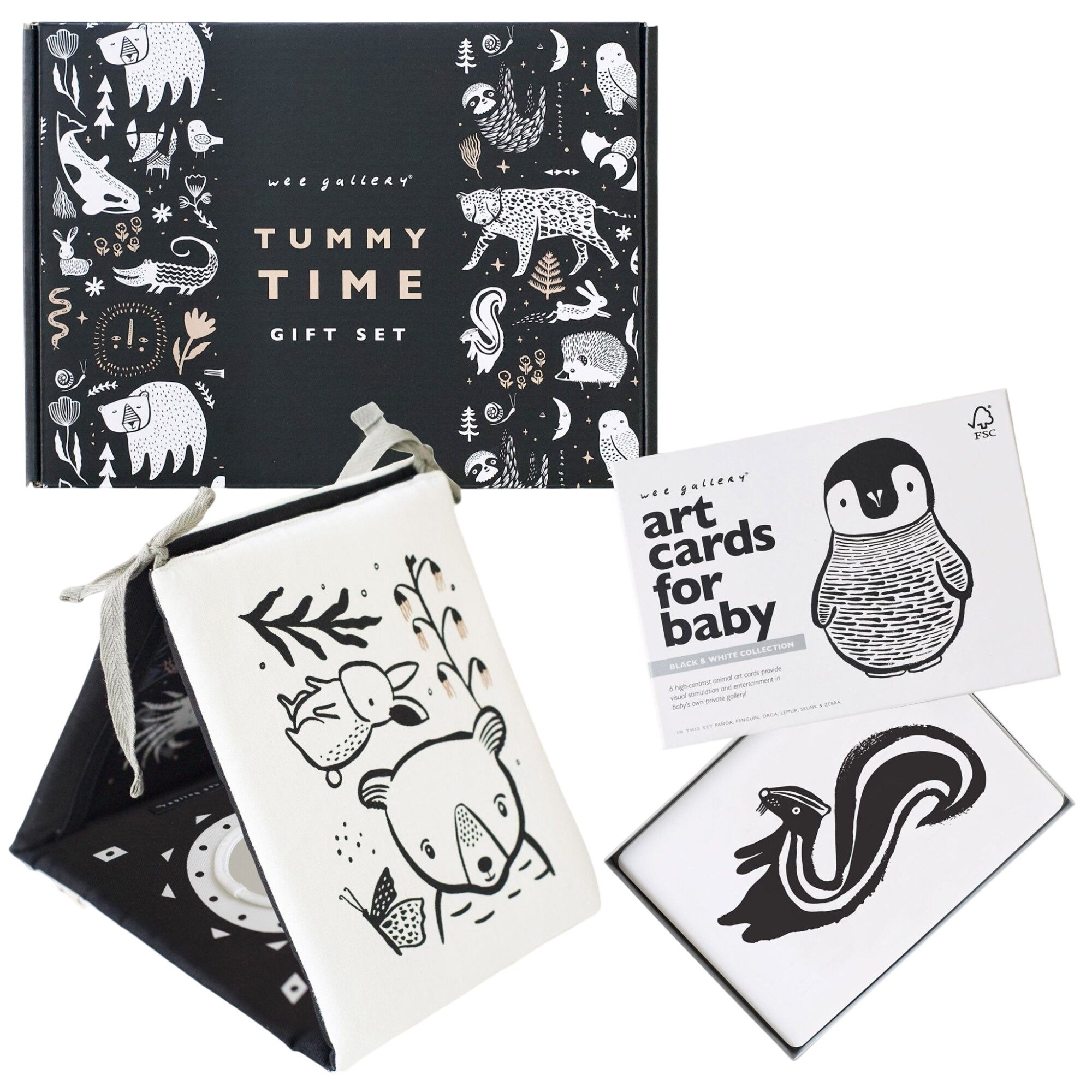 Baby Tummy Time Gallery With Mirror Gift Set