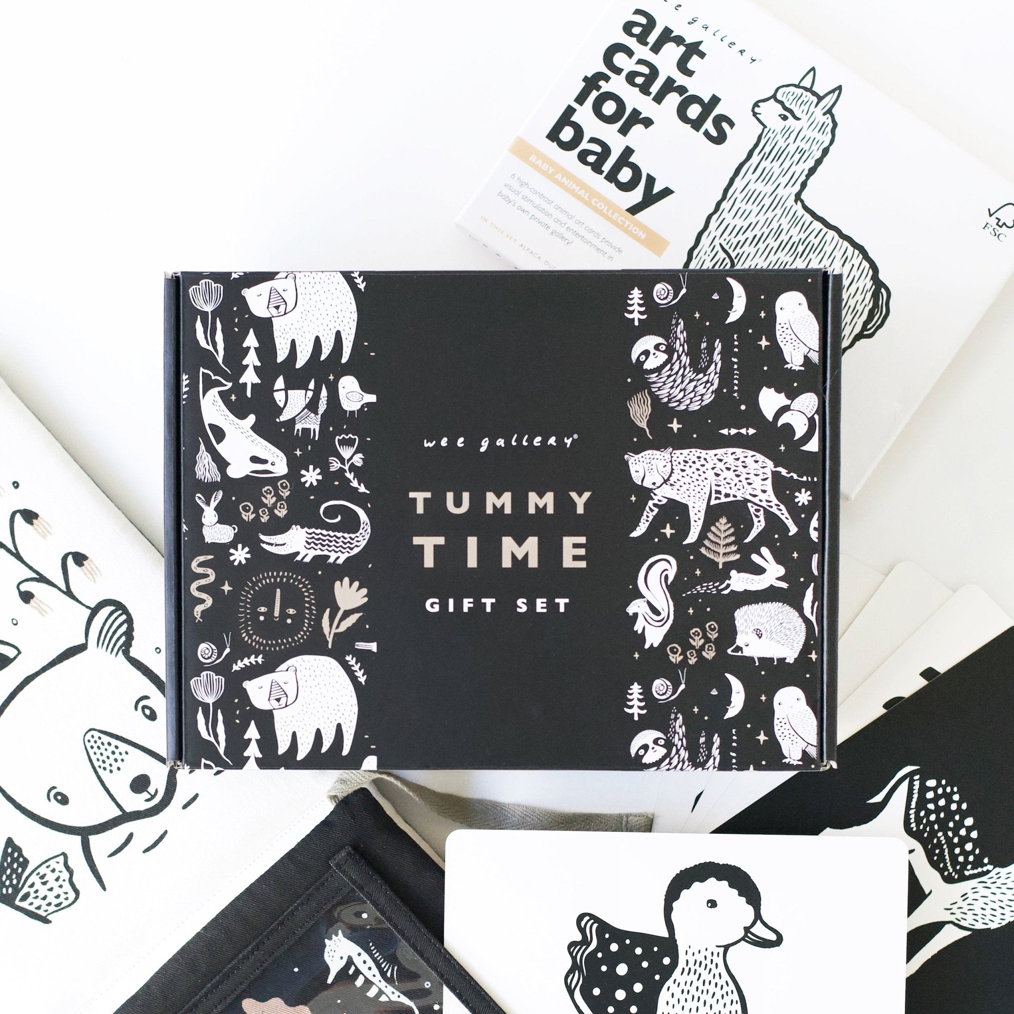 Baby Tummy Time Gallery With Mirror Gift Set