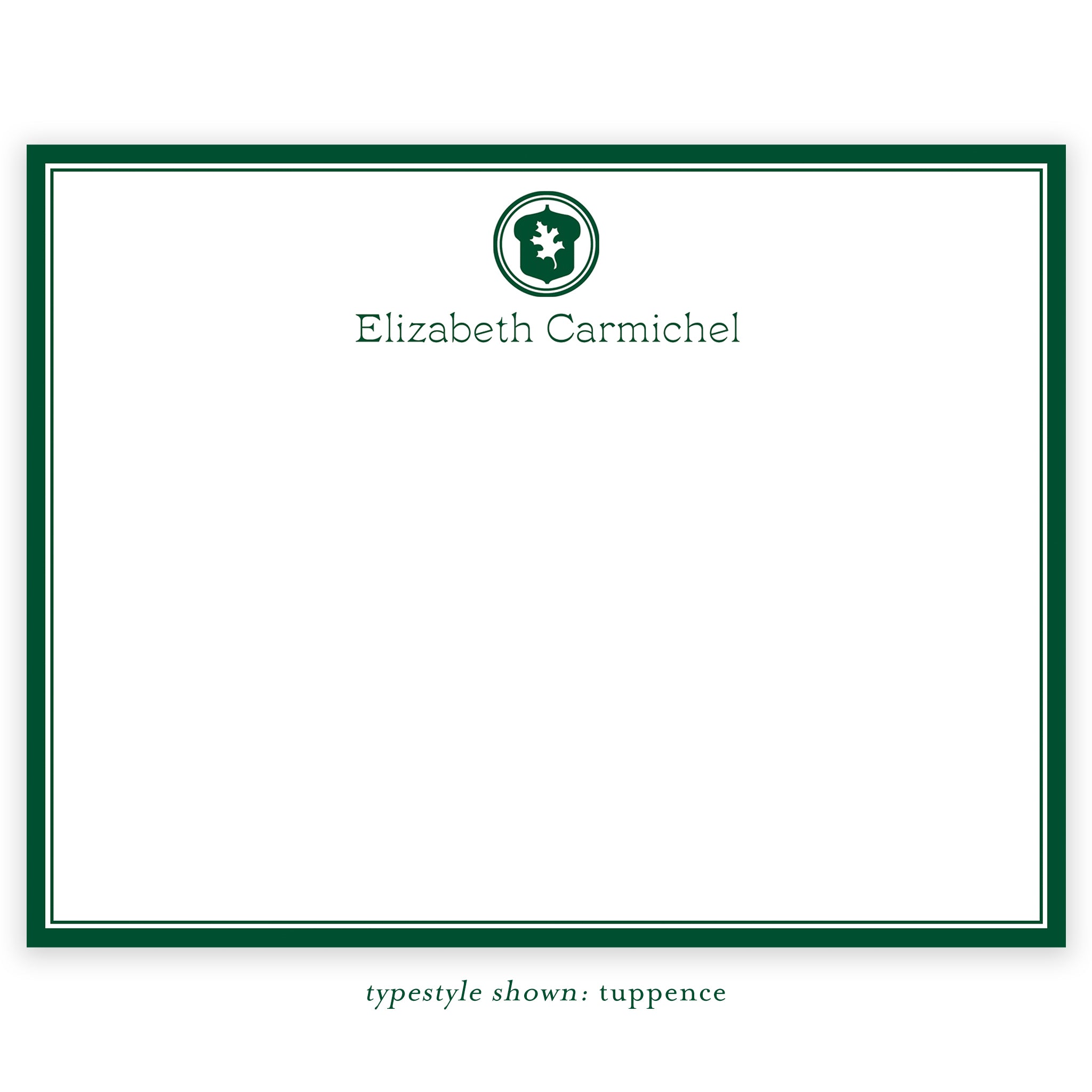 Oak Hill School Personalized Notecard