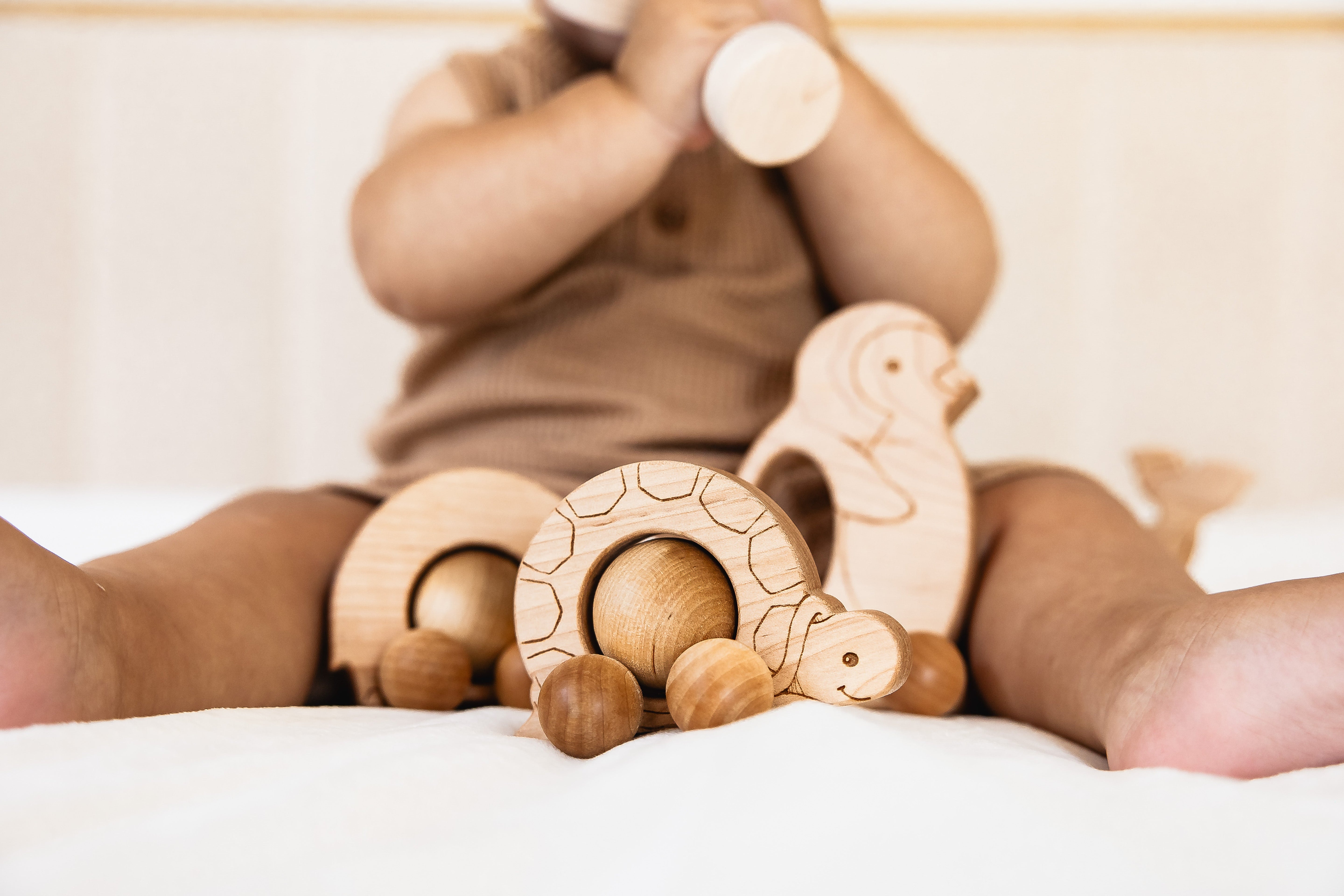 Easy Grasp Penguin Push Toy | Made In The Usa 🇺🇸