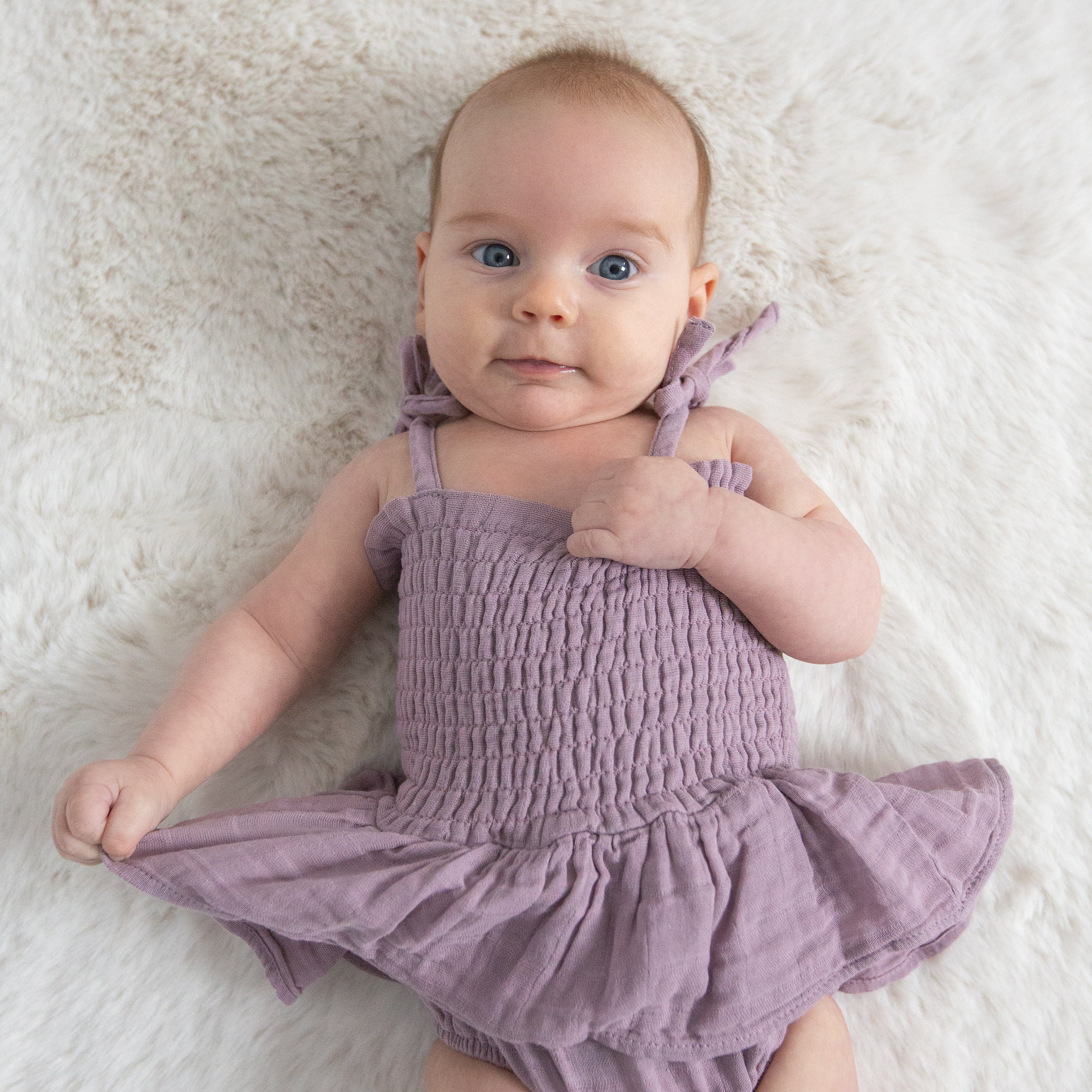 Tutu Bubble - Dusty Lavender Solid Muslin