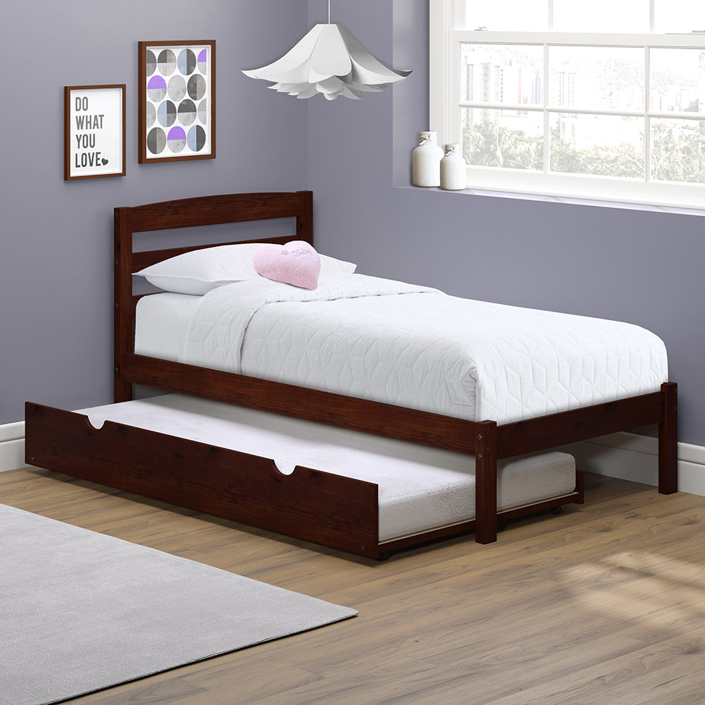 P'kolino Twin Bed with Trundle - Cherry