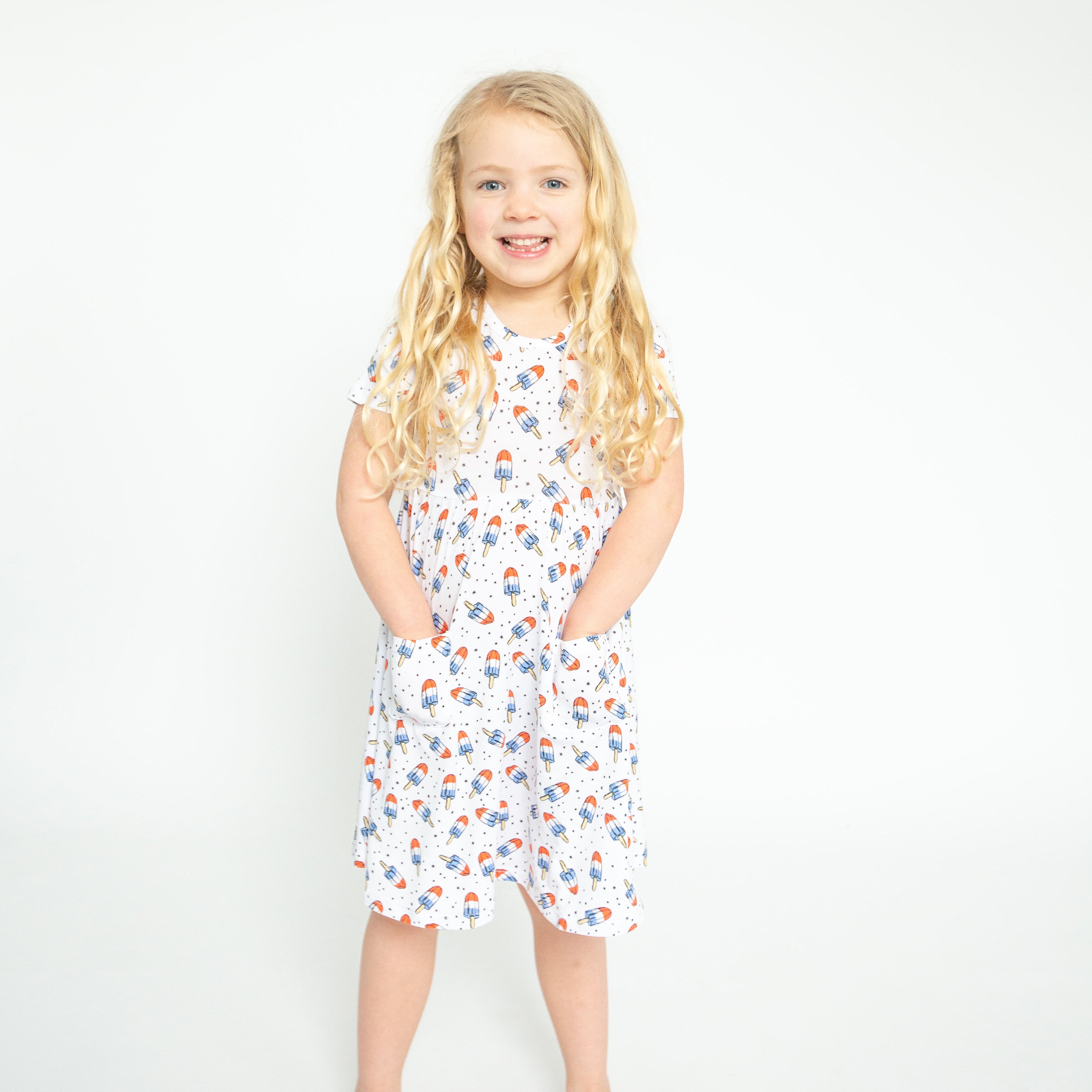 Twirly S/s Dress - Astropops