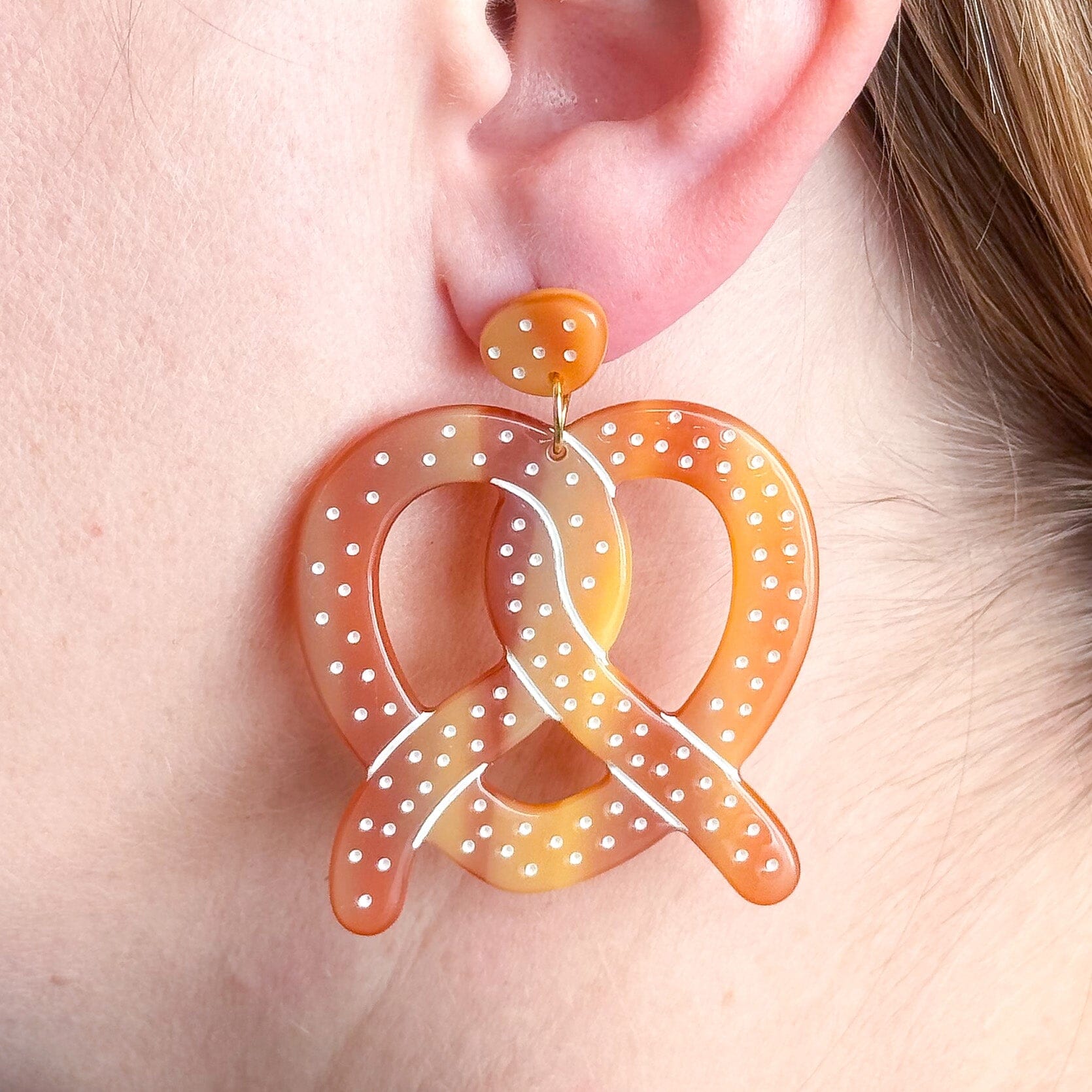 Twisted Pretzel Earrings