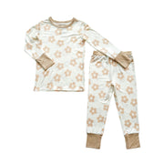 Two-piece Pajama Set - Blush Daisy