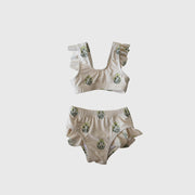 Girl's Two Piece Swimsuit | Marigold