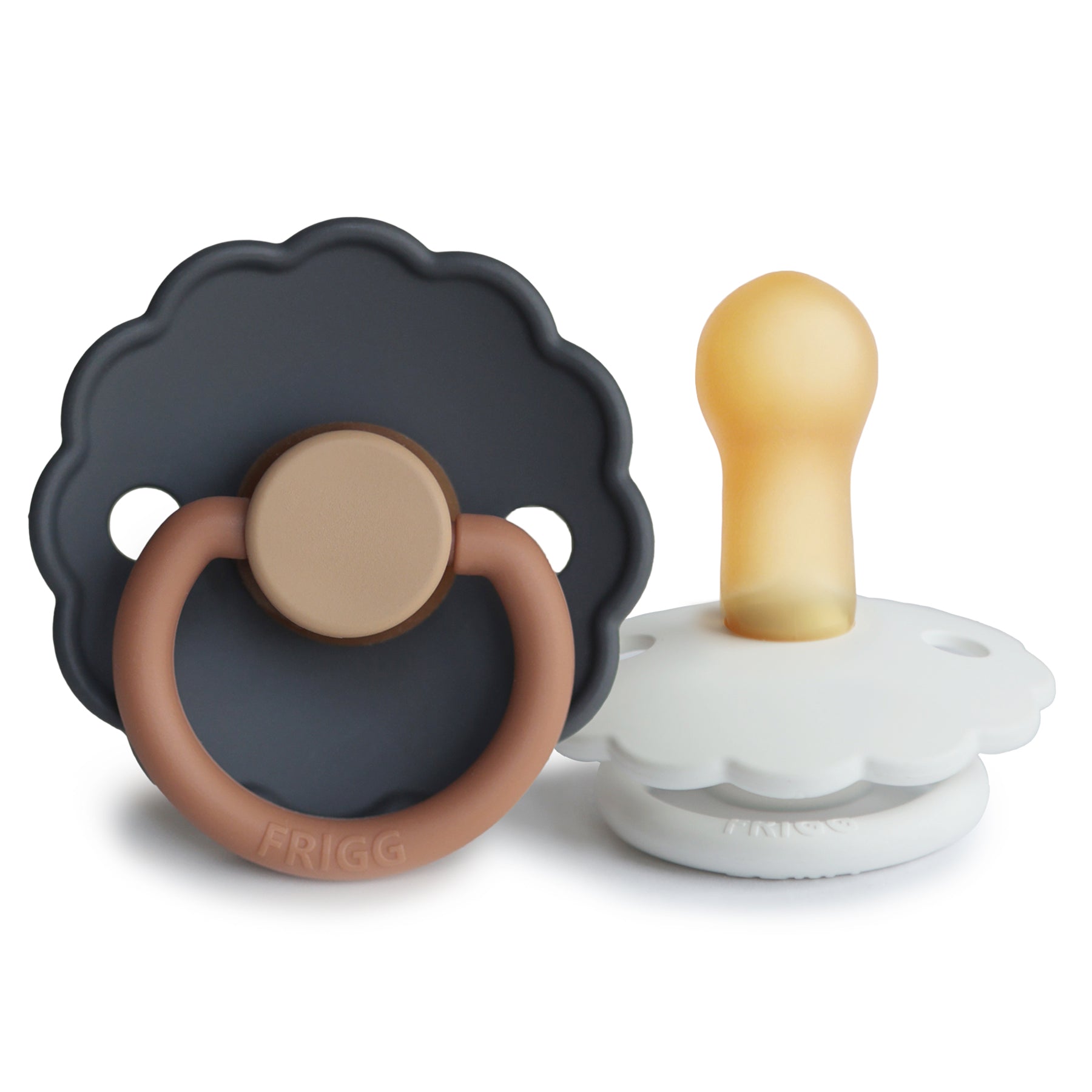 Frigg Daisy Natural Rubber Pacifier 2-pack