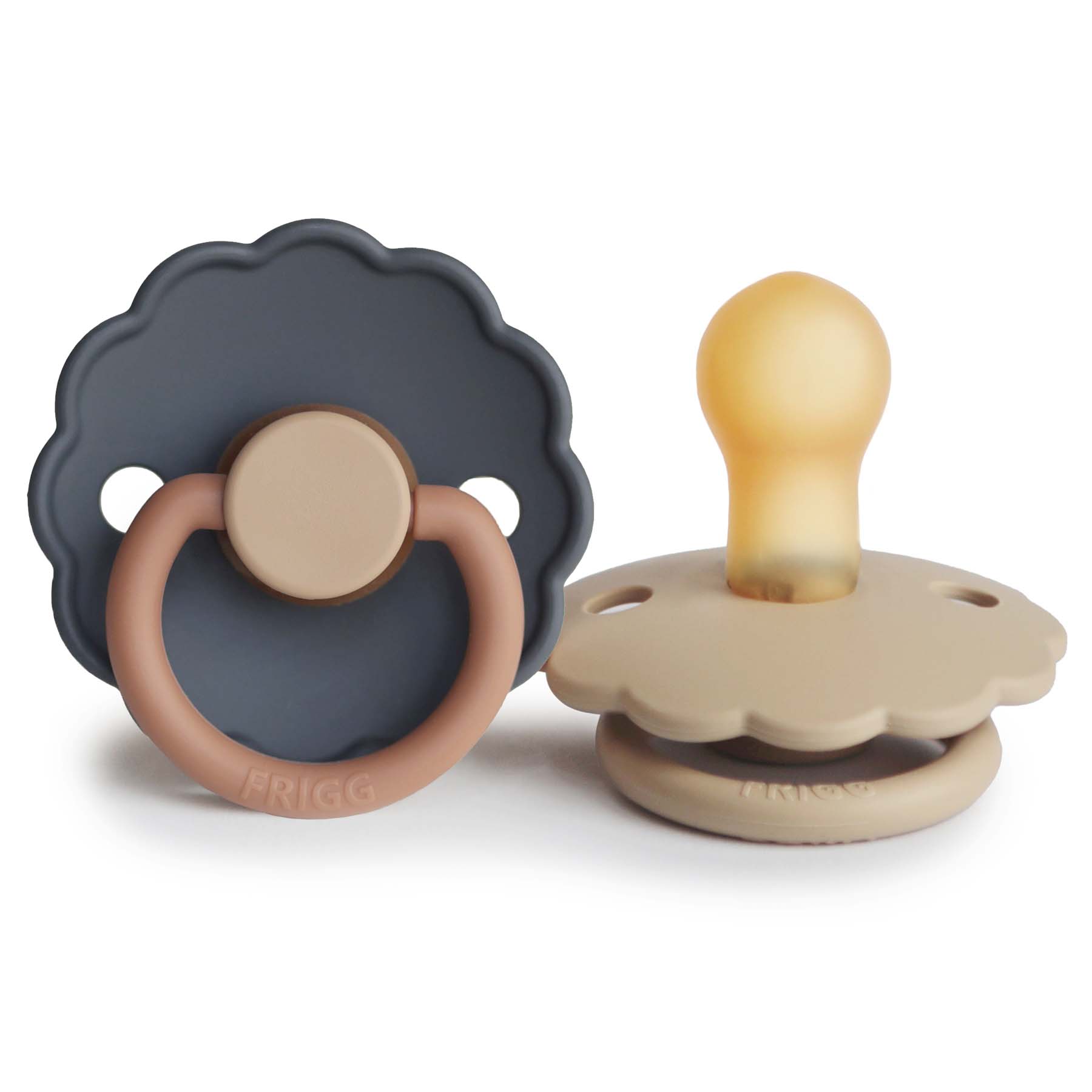 Frigg Daisy Natural Rubber Pacifier 2-pack