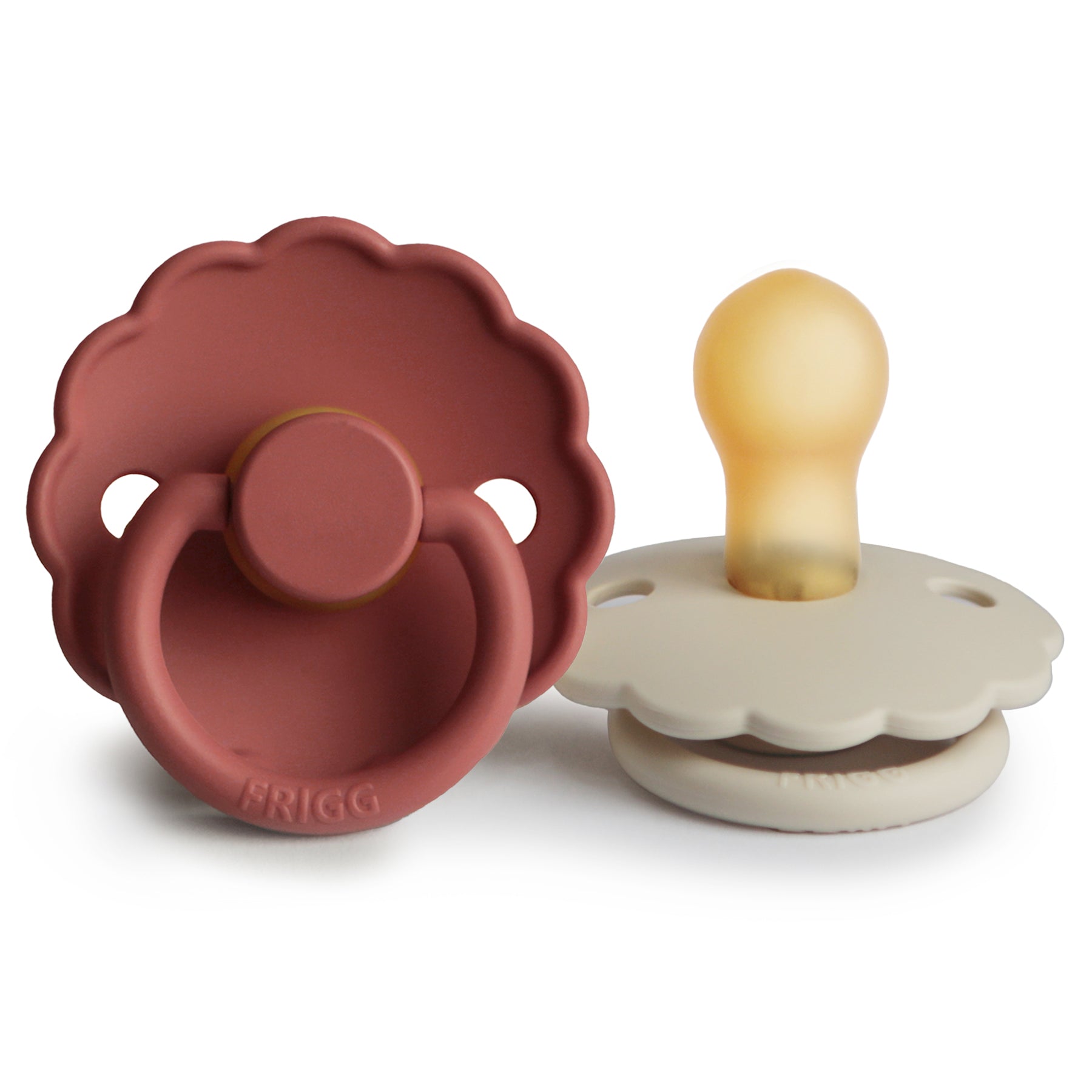 Frigg Daisy Natural Rubber Pacifier 2-pack