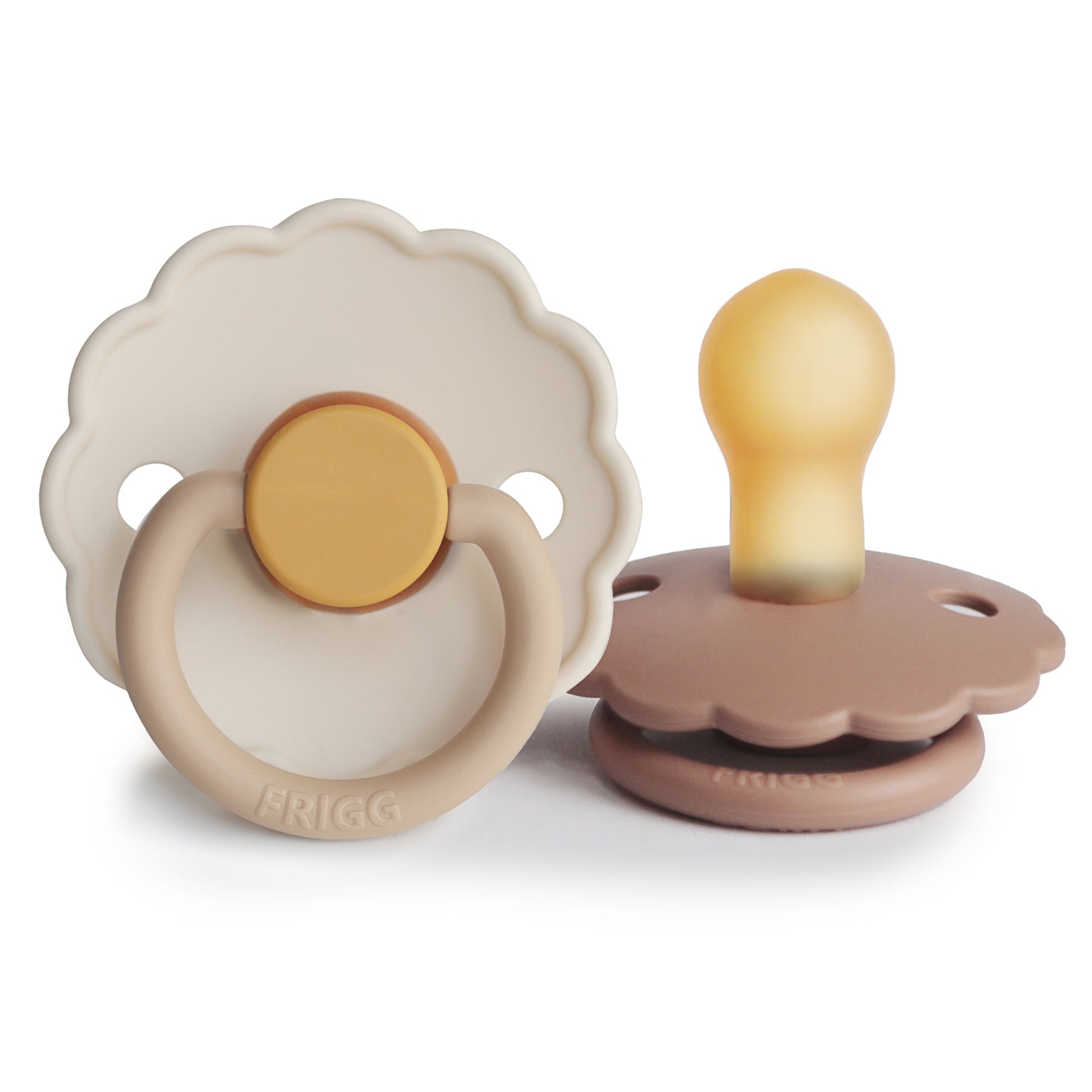 Frigg Daisy Natural Rubber Pacifier 2-pack