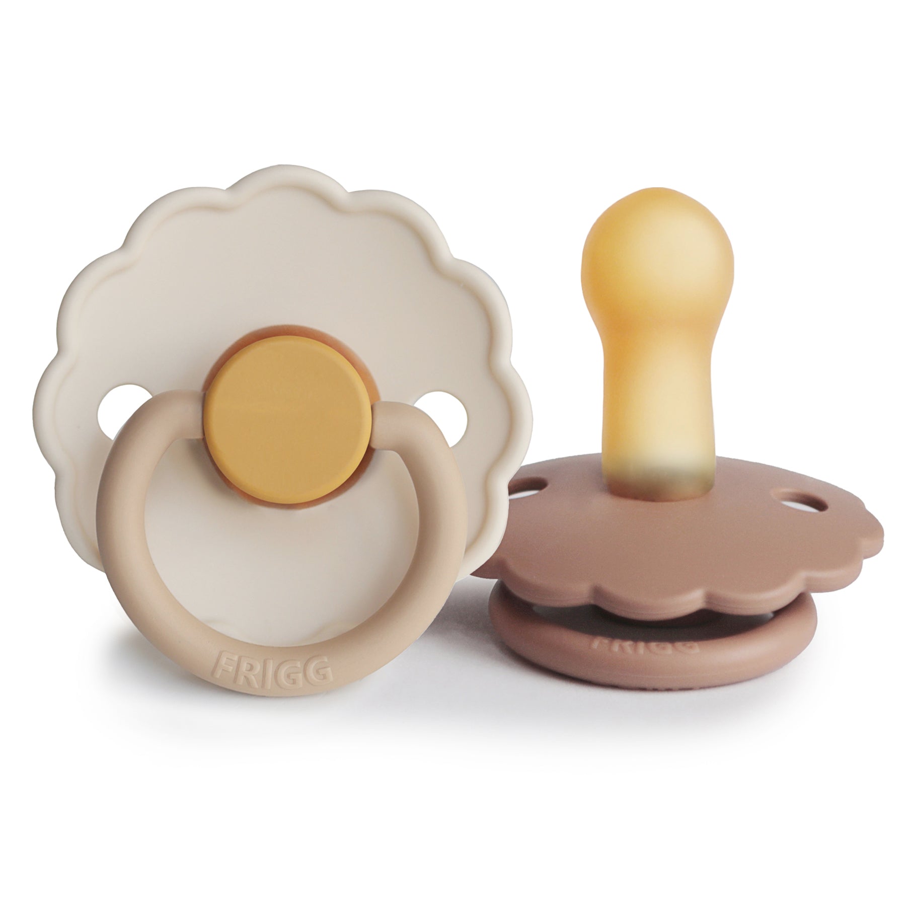 Frigg Daisy Natural Rubber Pacifier 2-pack