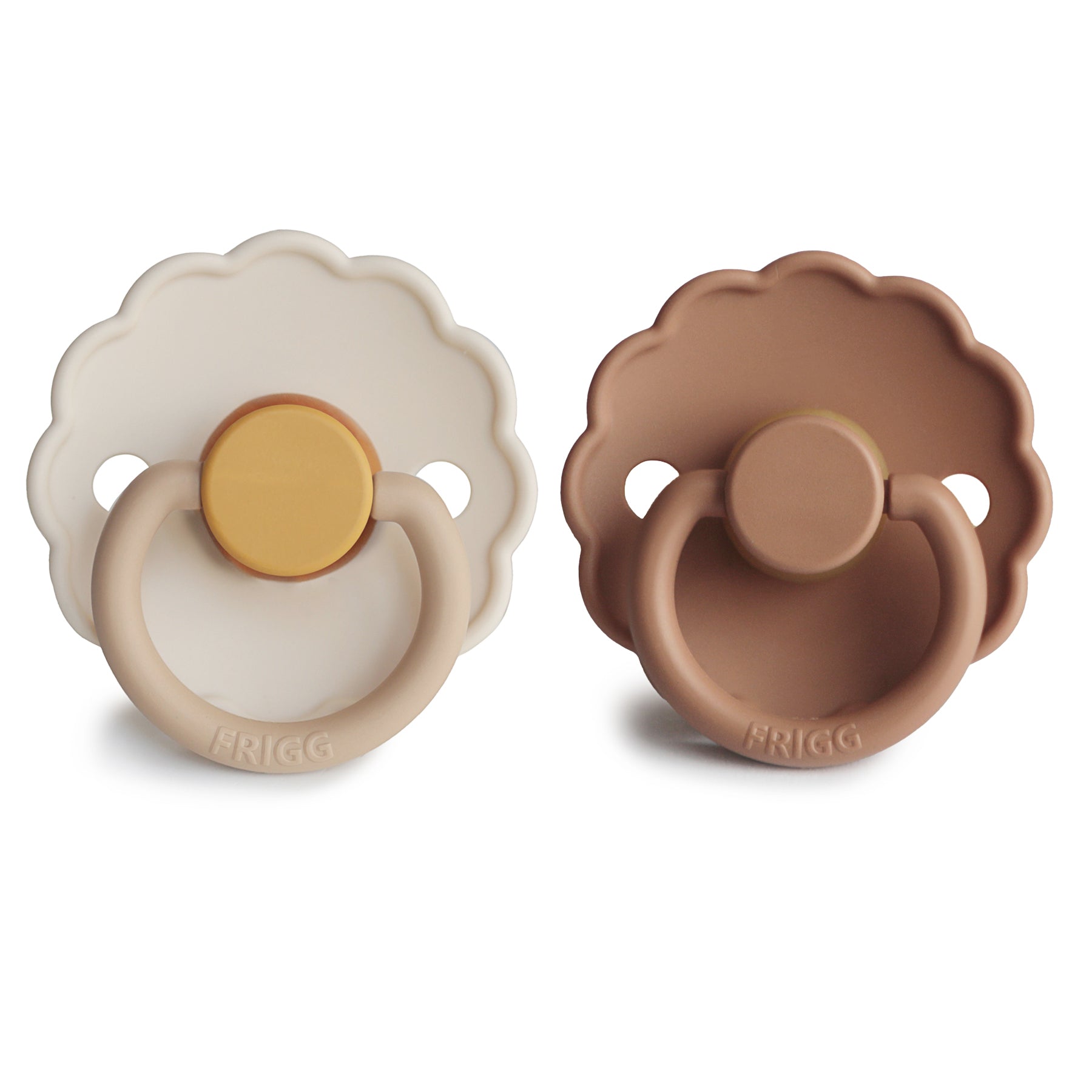 Frigg Daisy Natural Rubber Pacifier 2-pack