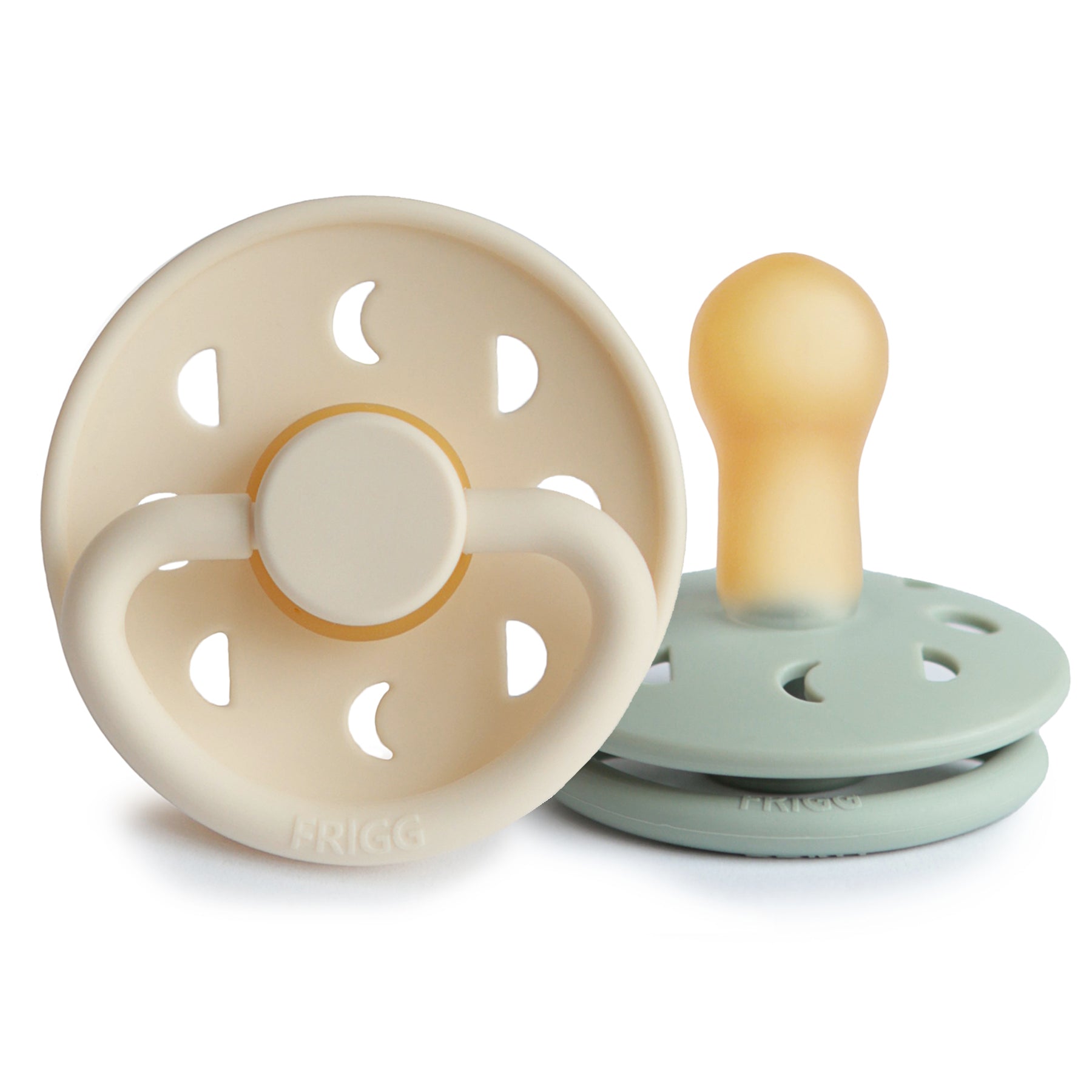 Frigg Moon Natural Rubber Pacifier 2-pack