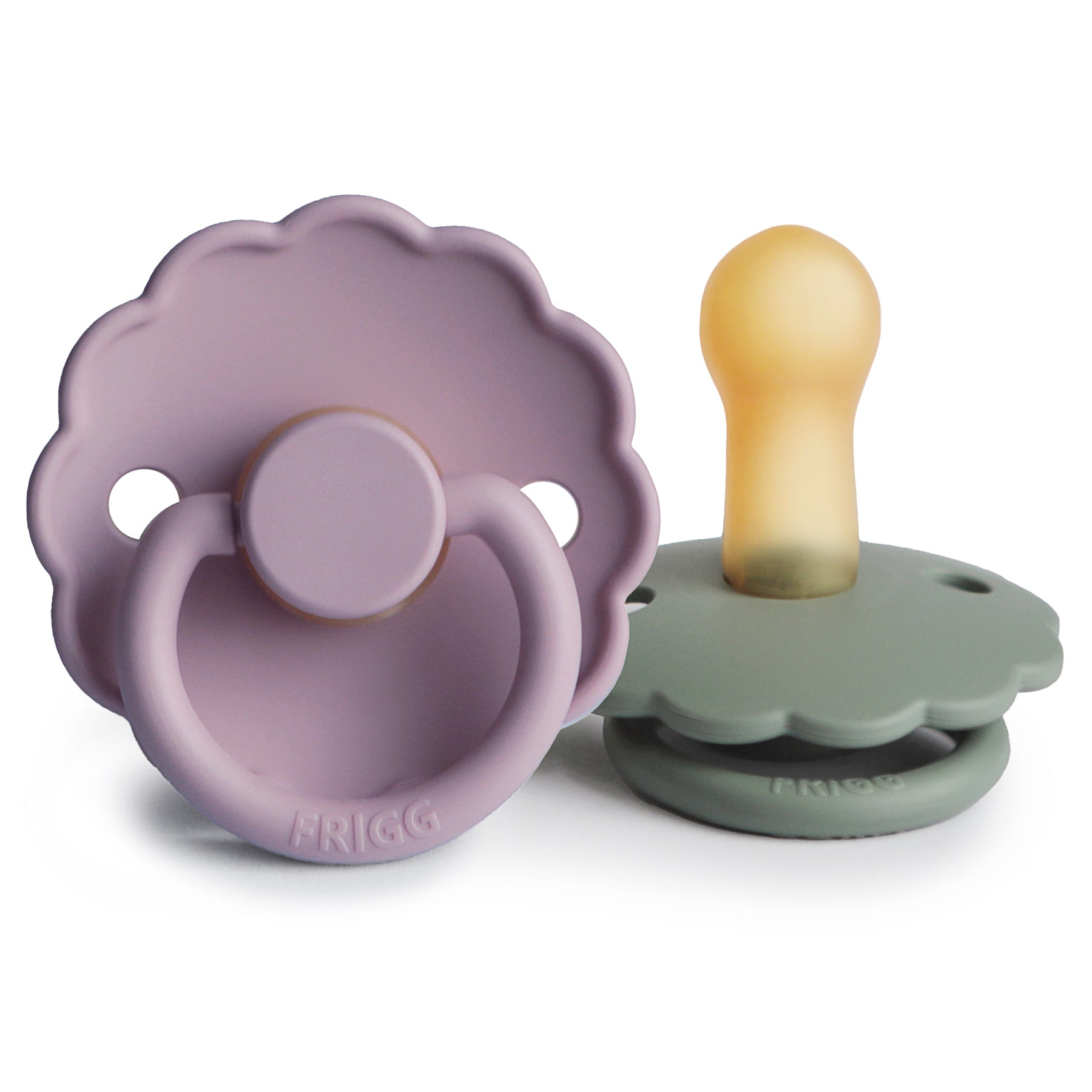 Frigg Daisy Natural Rubber Pacifier 2-pack