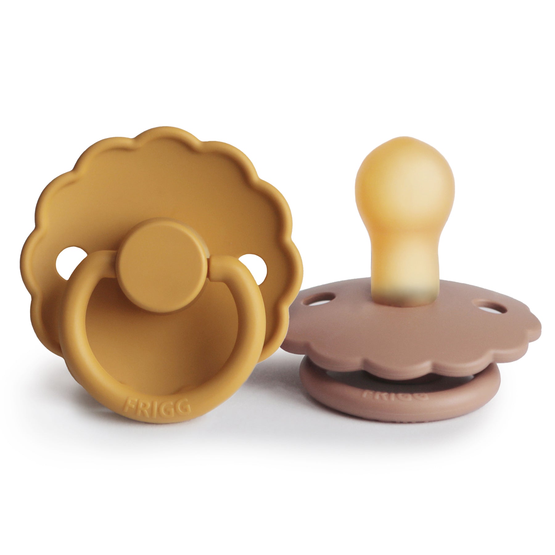 Frigg Daisy Natural Rubber Pacifier 2-pack