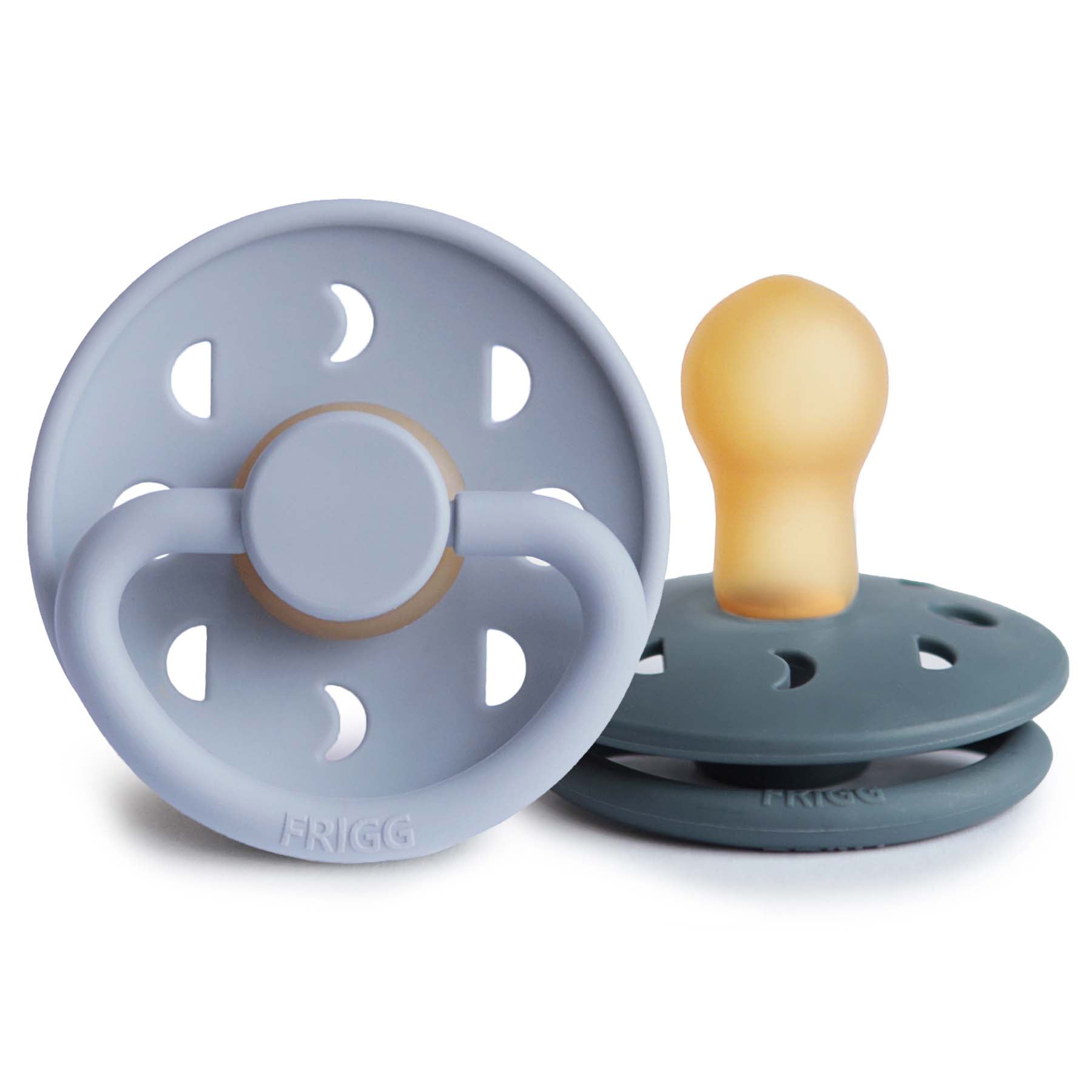 Frigg Moon Natural Rubber Pacifier 2-pack