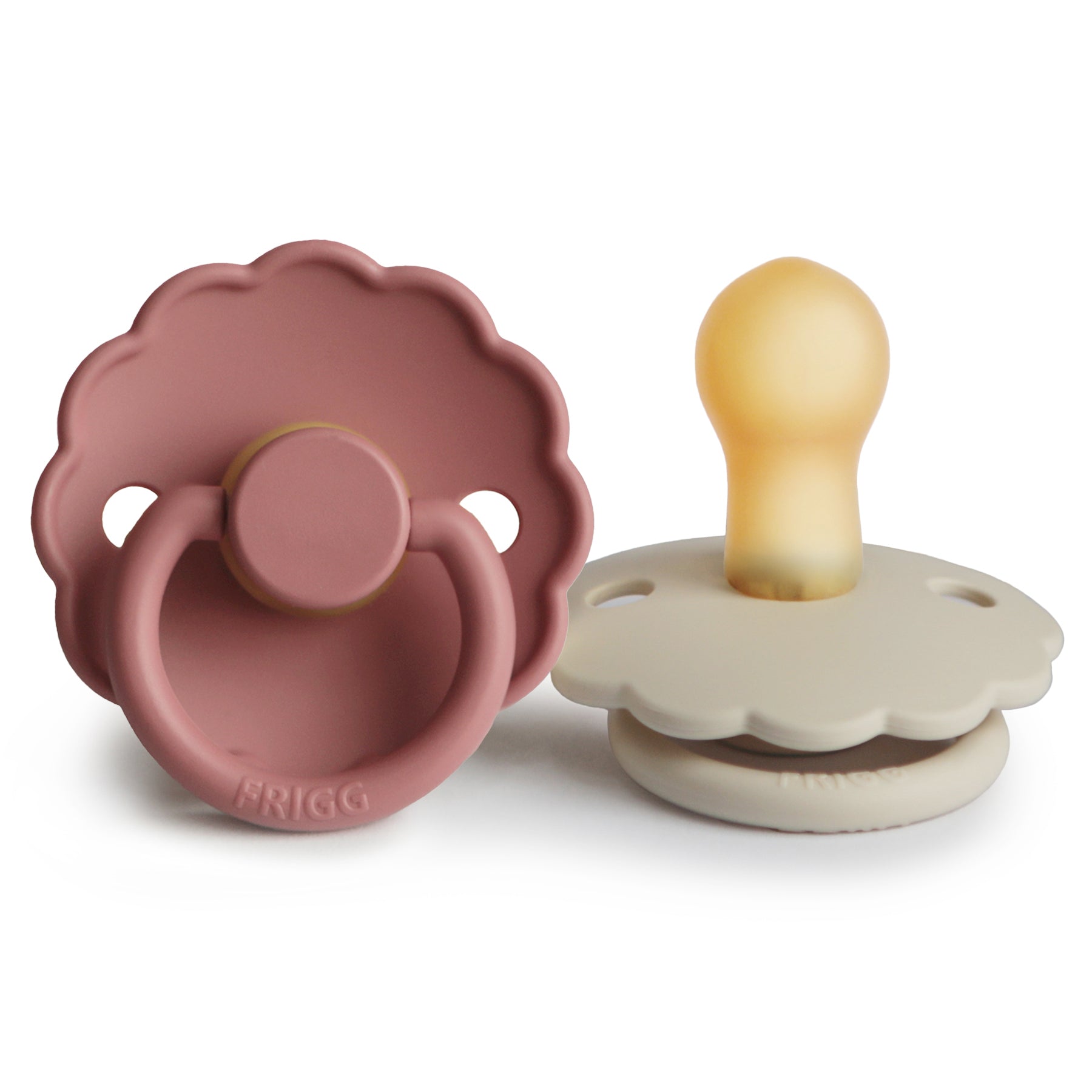 Frigg Daisy Natural Rubber Pacifier 2-pack