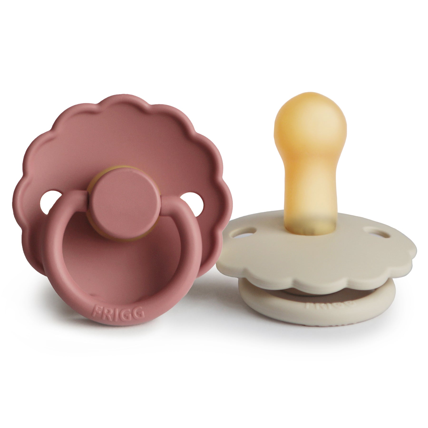 Frigg Daisy Natural Rubber Pacifier 2-pack