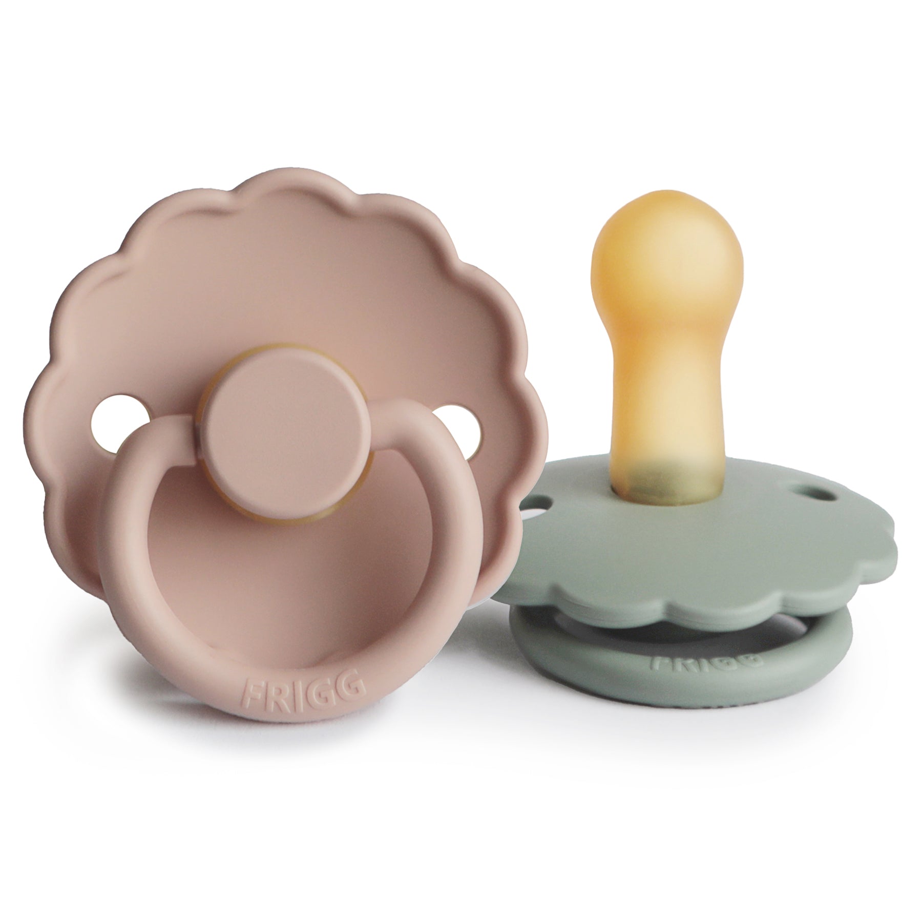 Frigg Daisy Natural Rubber Pacifier 2-pack