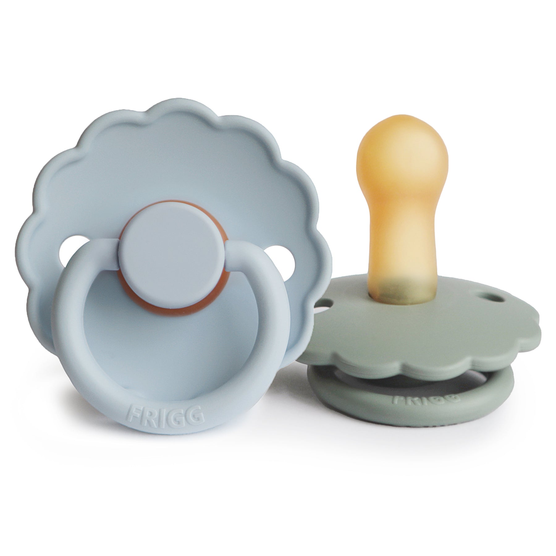 Frigg Daisy Natural Rubber Pacifier 2-pack