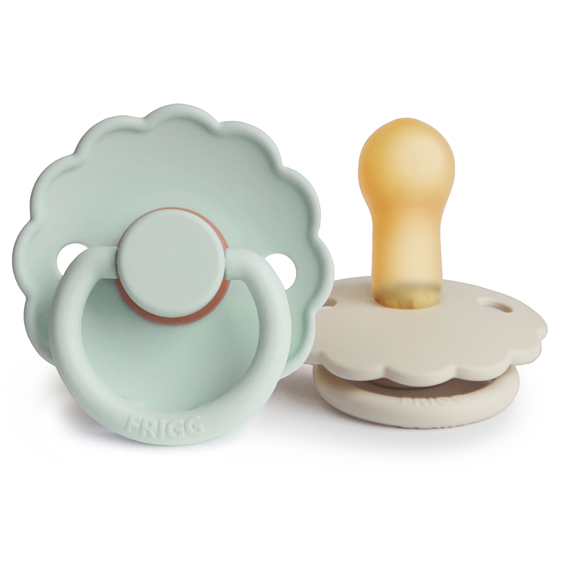 Frigg Daisy Natural Rubber Pacifier 2-pack