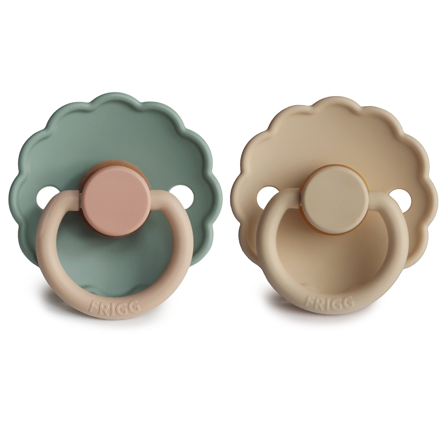 Frigg Daisy Natural Rubber Pacifier 2-pack