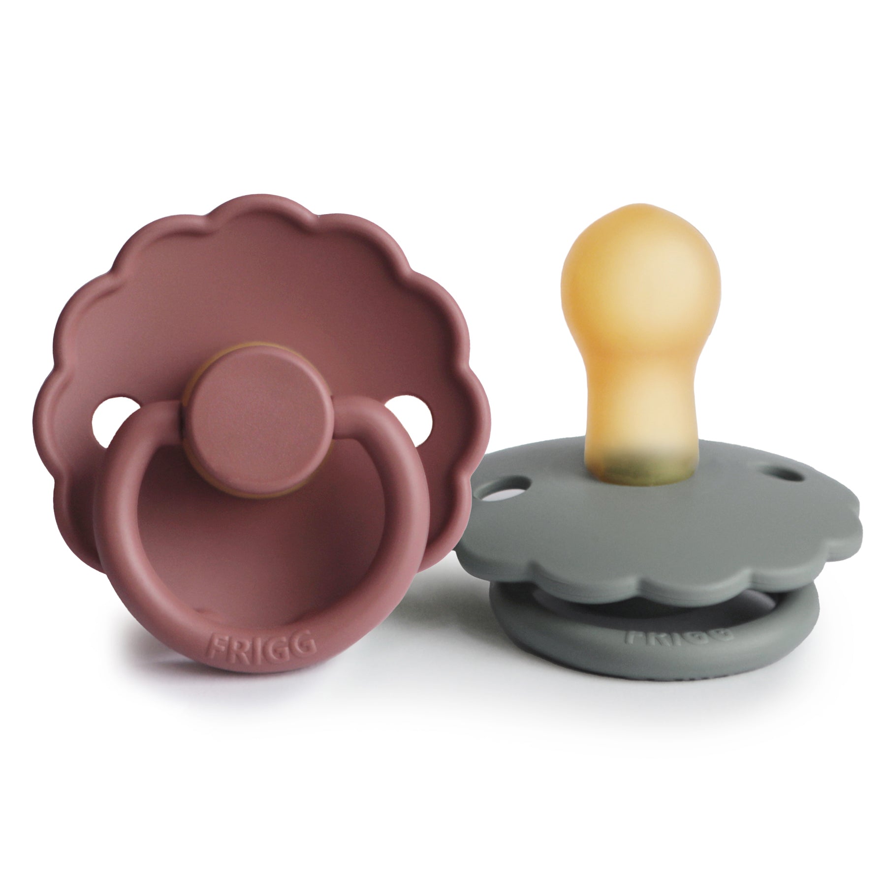 Frigg Daisy Natural Rubber Pacifier 2-pack