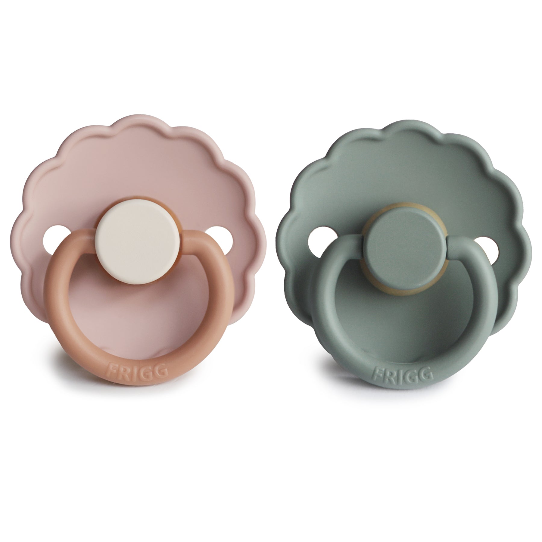 Frigg Daisy Natural Rubber Pacifier 2-pack