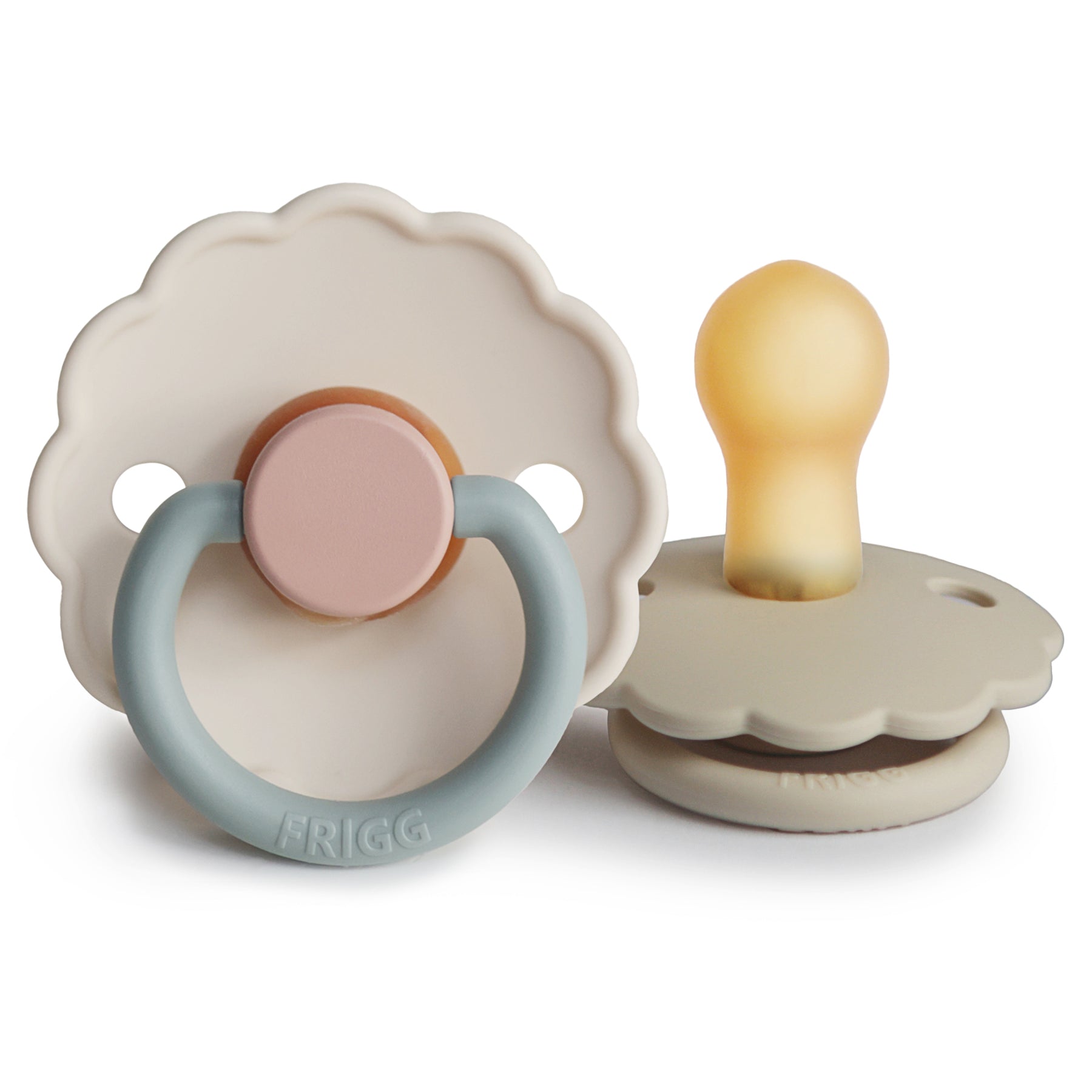 Frigg Daisy Natural Rubber Pacifier 2-pack