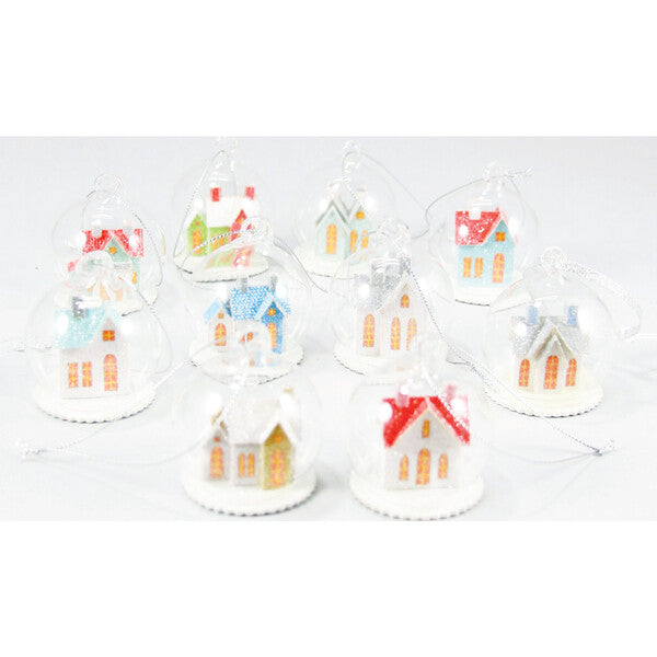 Frosty Abode Snow Globe Set