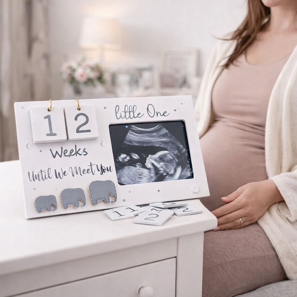 Pregnancy Ultrasound Frame With Weekly Countdown