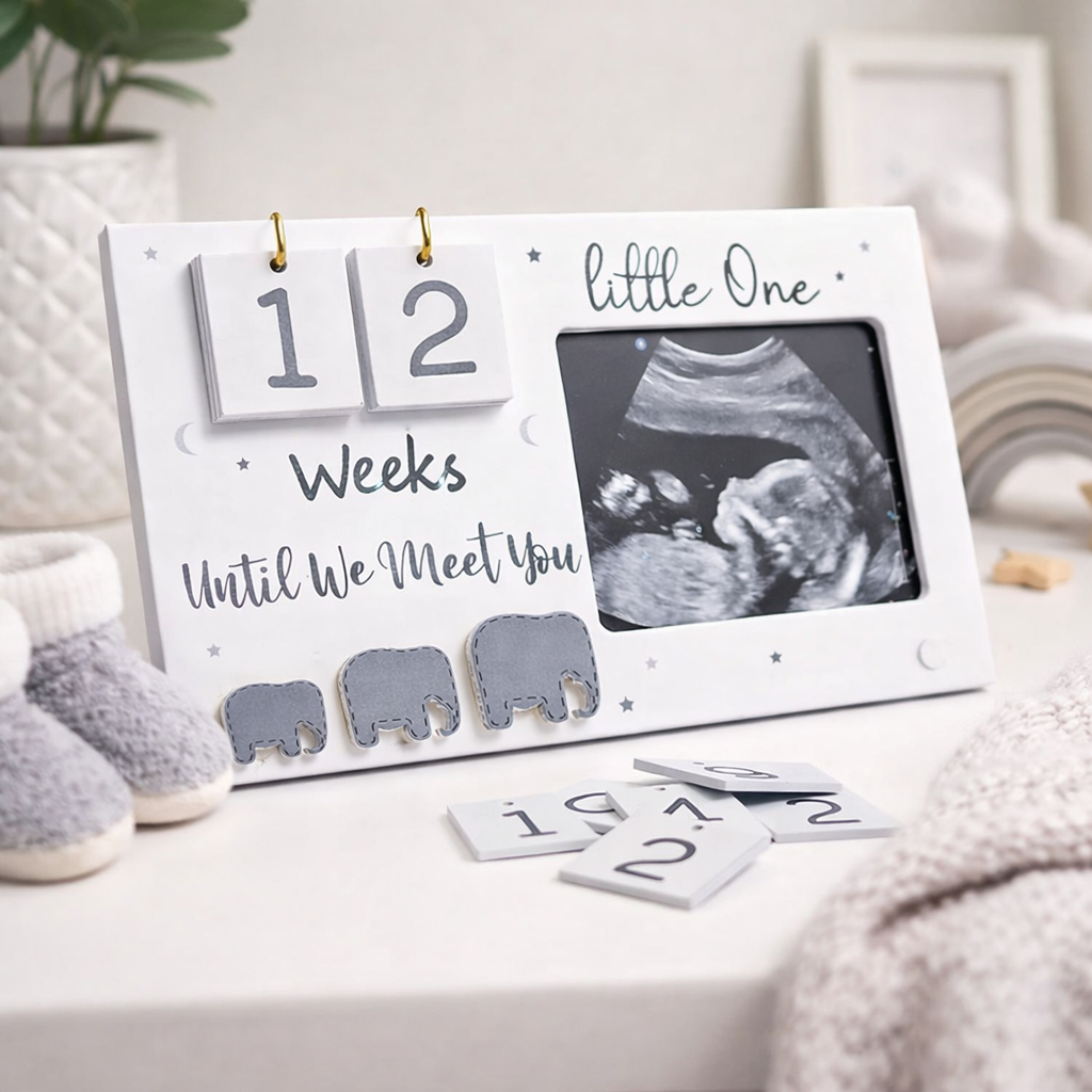 Pregnancy Ultrasound Frame With Weekly Countdown