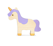 Mikheev Handmade Wooden Baby Unicorn Figurine