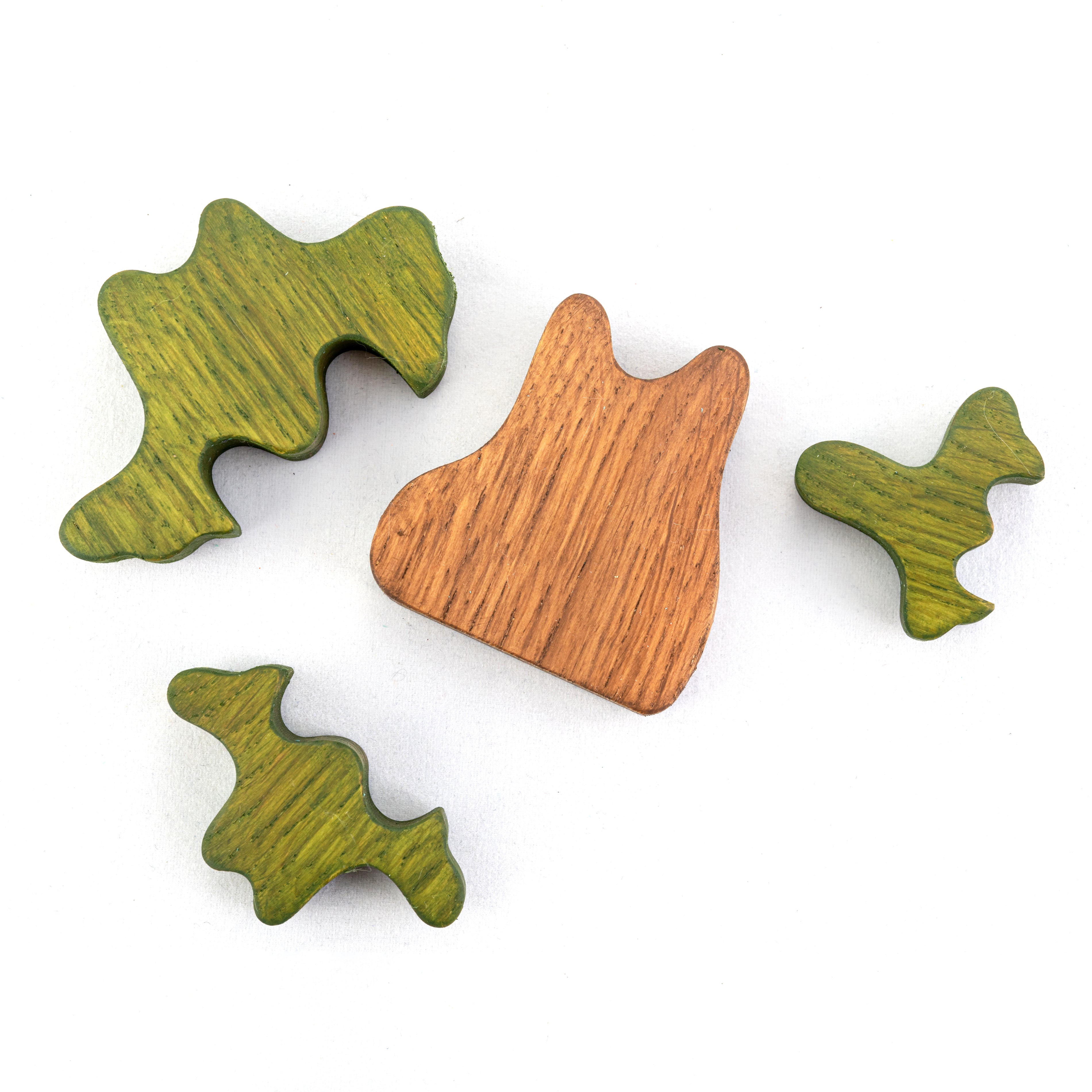 Wooden Pine Tree Puzzle