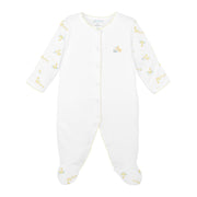 Bath Time Printed And Embroidery Footie | Baby Unisex