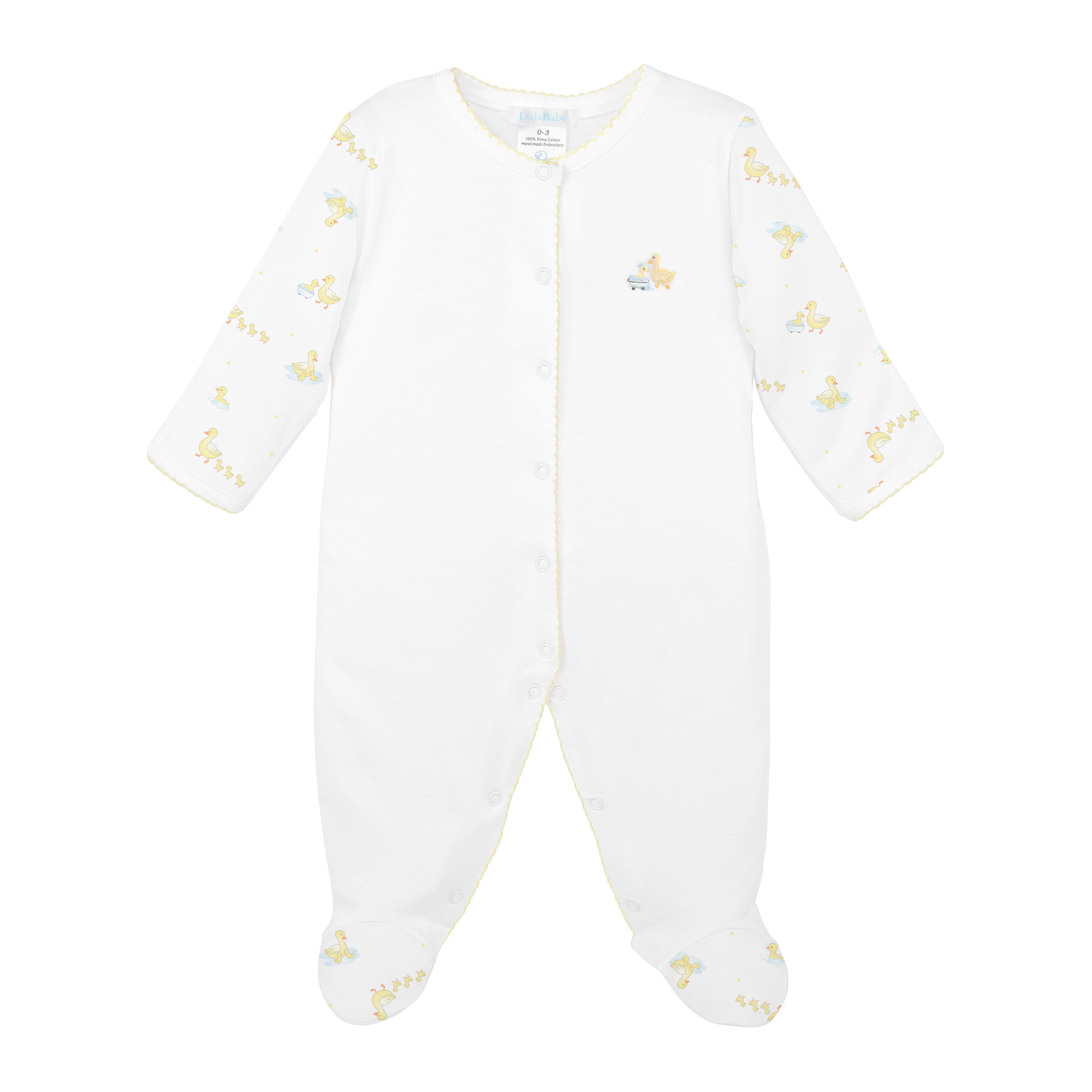 Bath Time Embroidery And Printed Set 4 Pieces | Baby Unisex